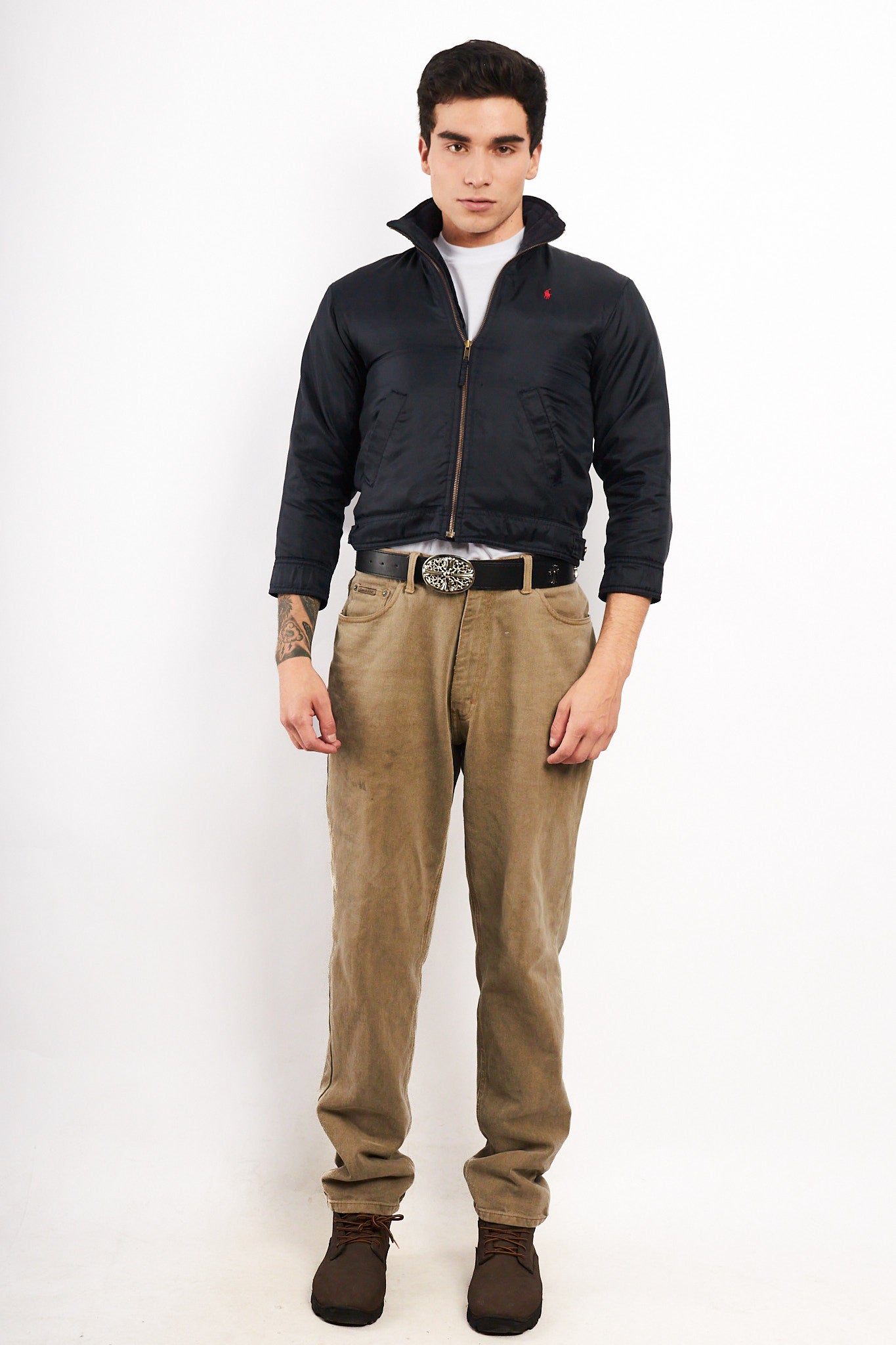 2000 Vintage Polo Ralph Lauren Navy Impermeable Jacket (12/14)