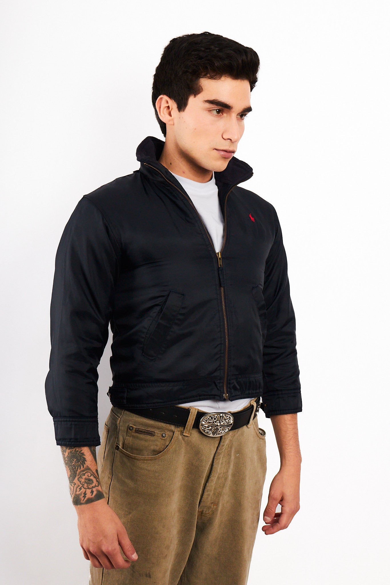 2000 Vintage Polo Ralph Lauren Navy Impermeable Jacket (12/14)