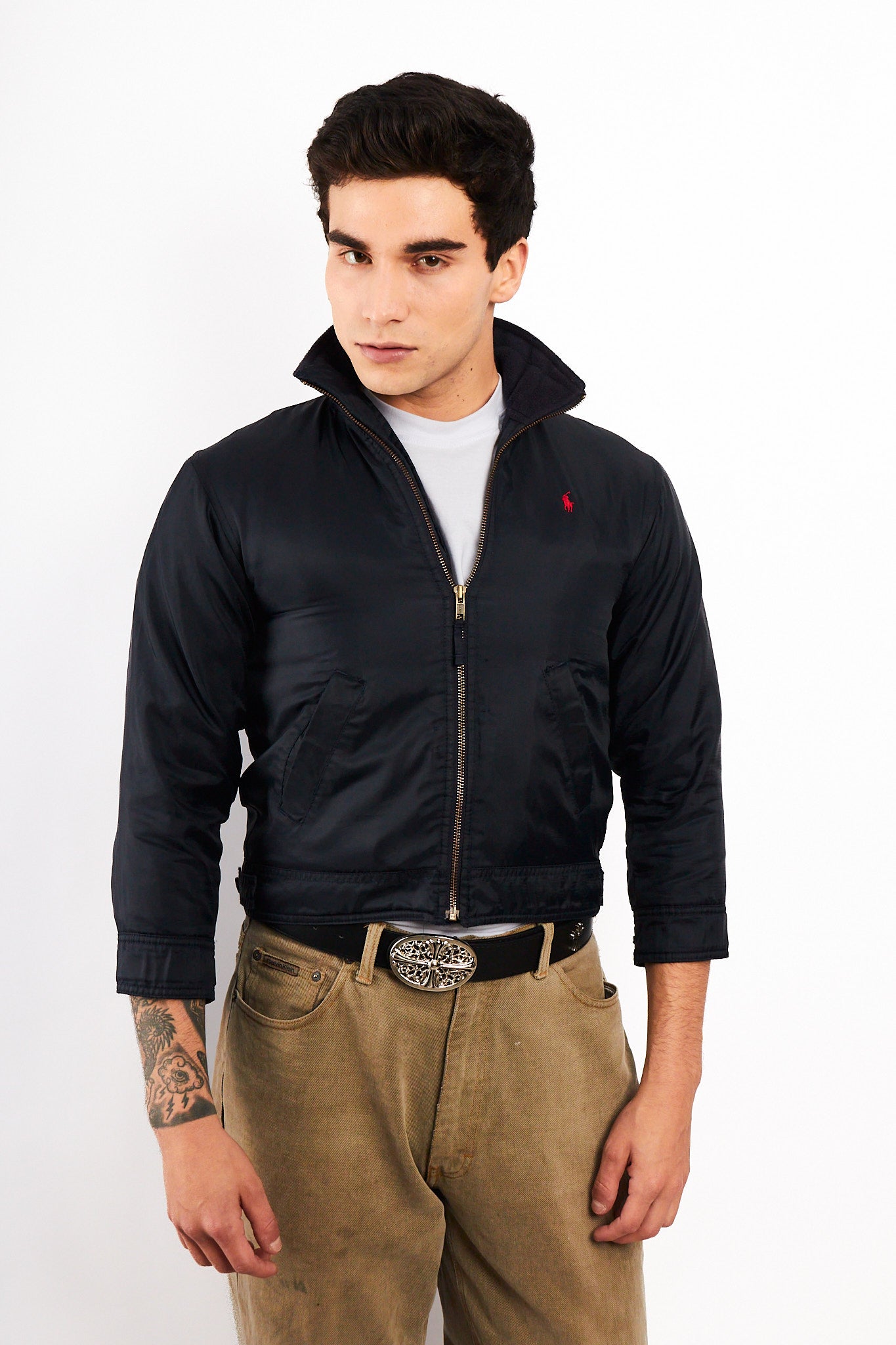 2000 Vintage Polo Ralph Lauren Navy Impermeable Jacket (12/14)
