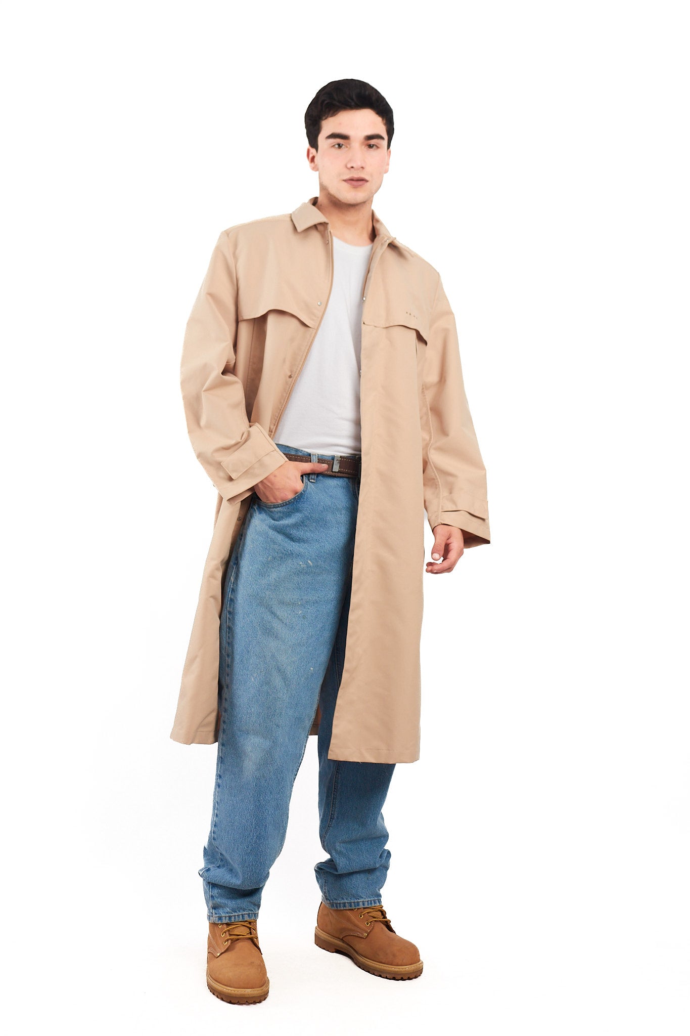 2022 Adidas Beige Trench Coat (S/M)