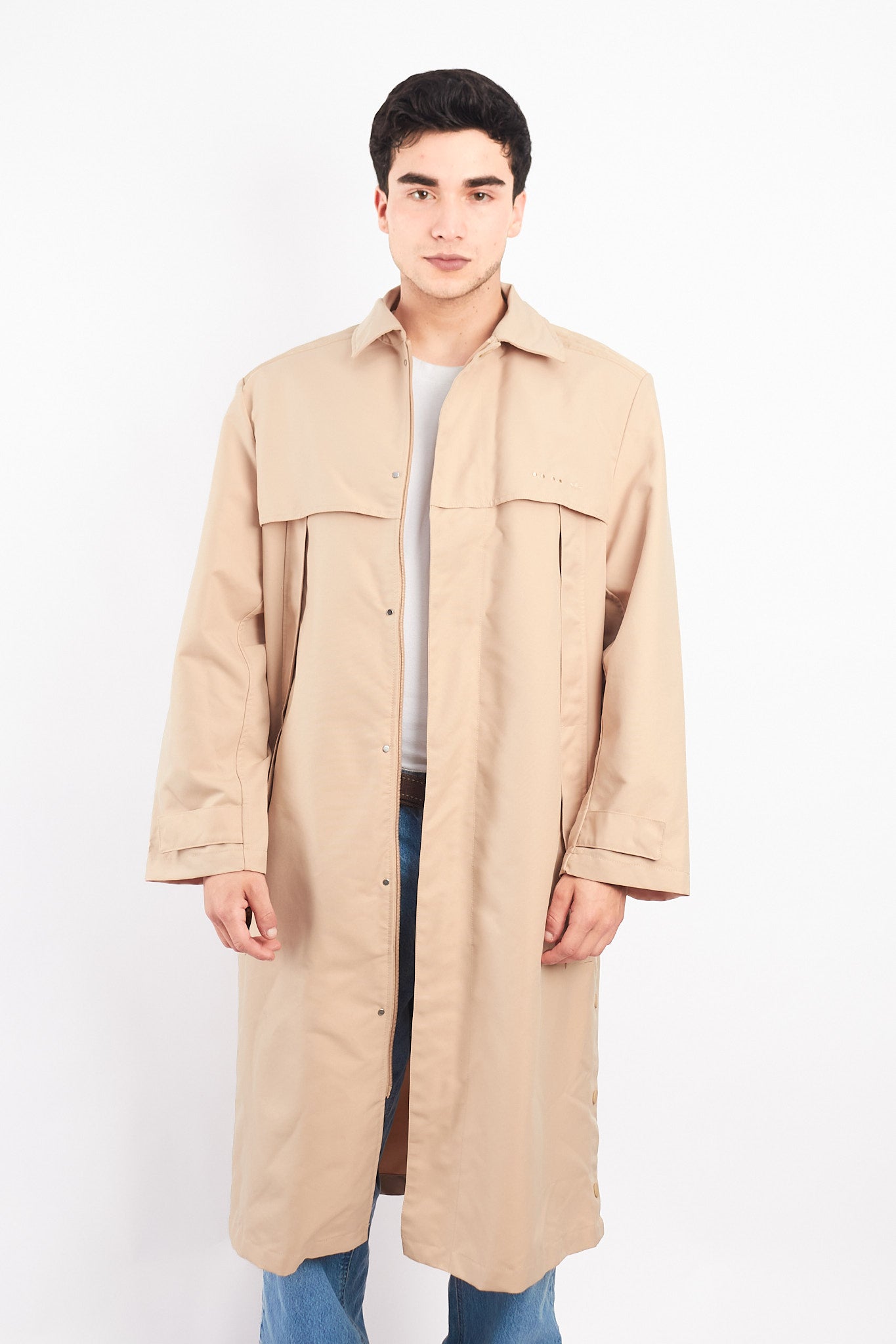 2022 Adidas Beige Trench Coat (S/M)