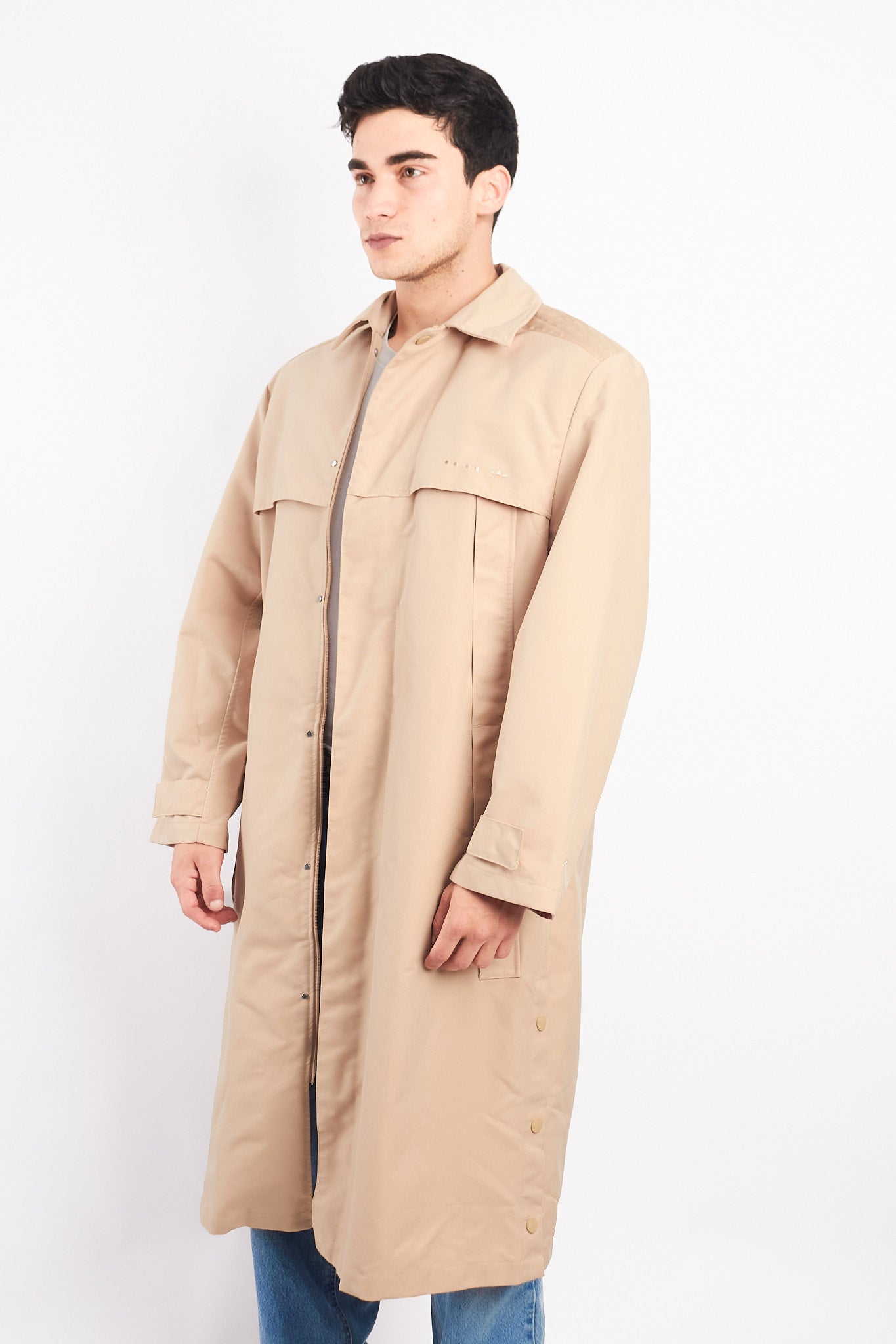 2022 Adidas Beige Trench Coat (S/M)