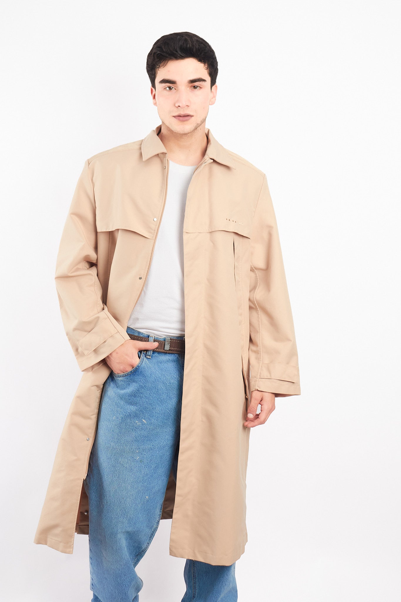 2022 Adidas Beige Trench Coat (S/M)