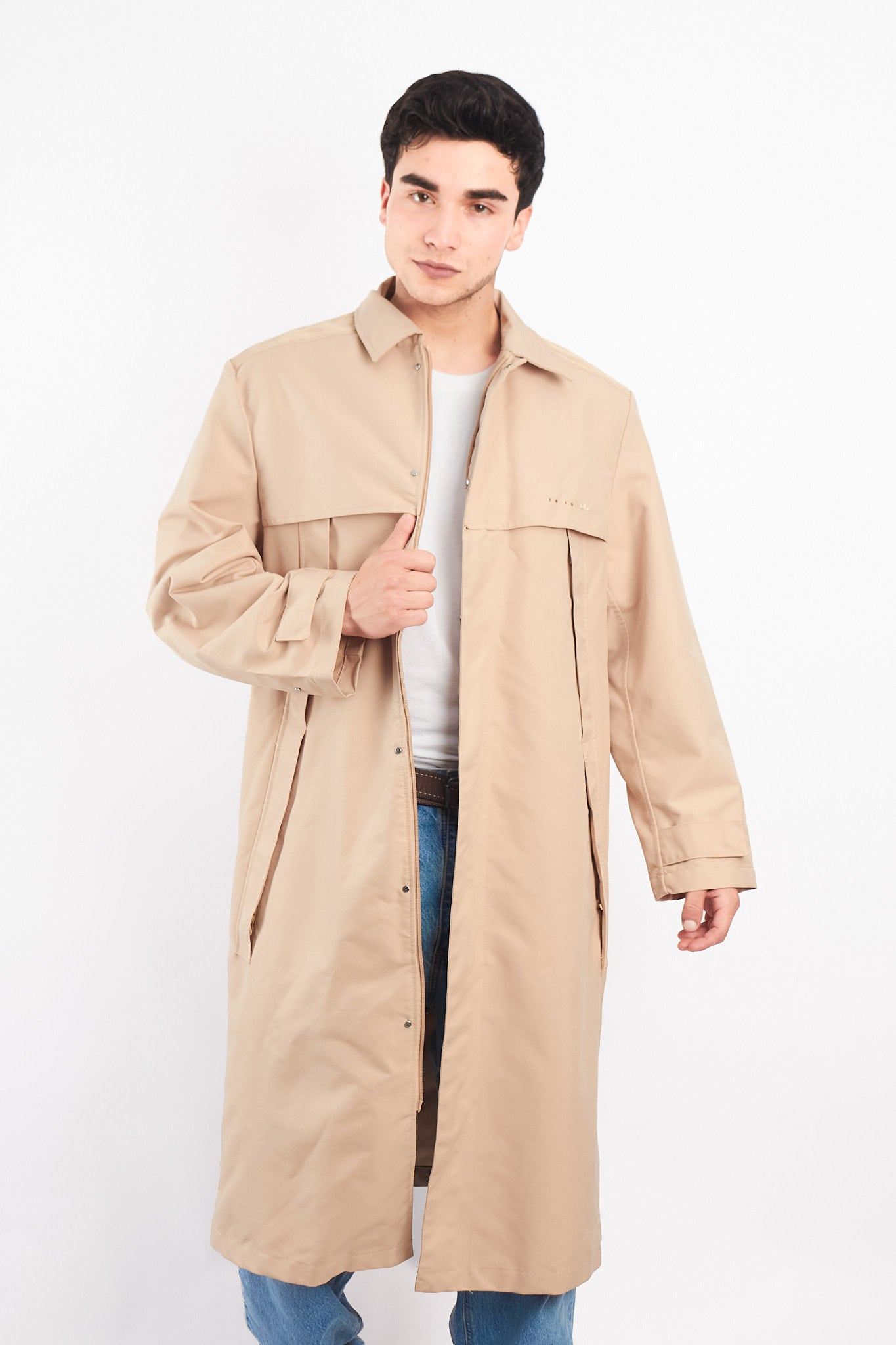 2022 Adidas Beige Trench Coat (S/M)