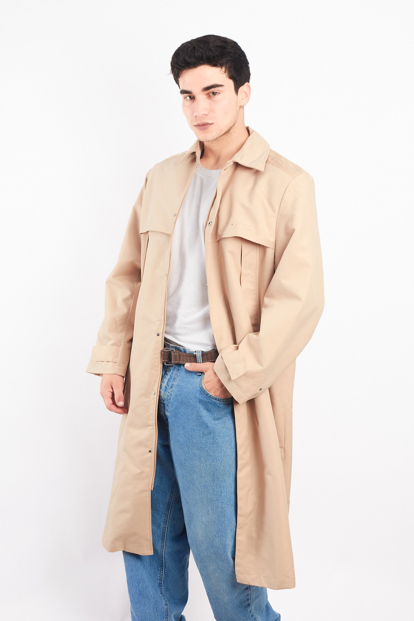 2022 Adidas Beige Trench Coat (S/M)