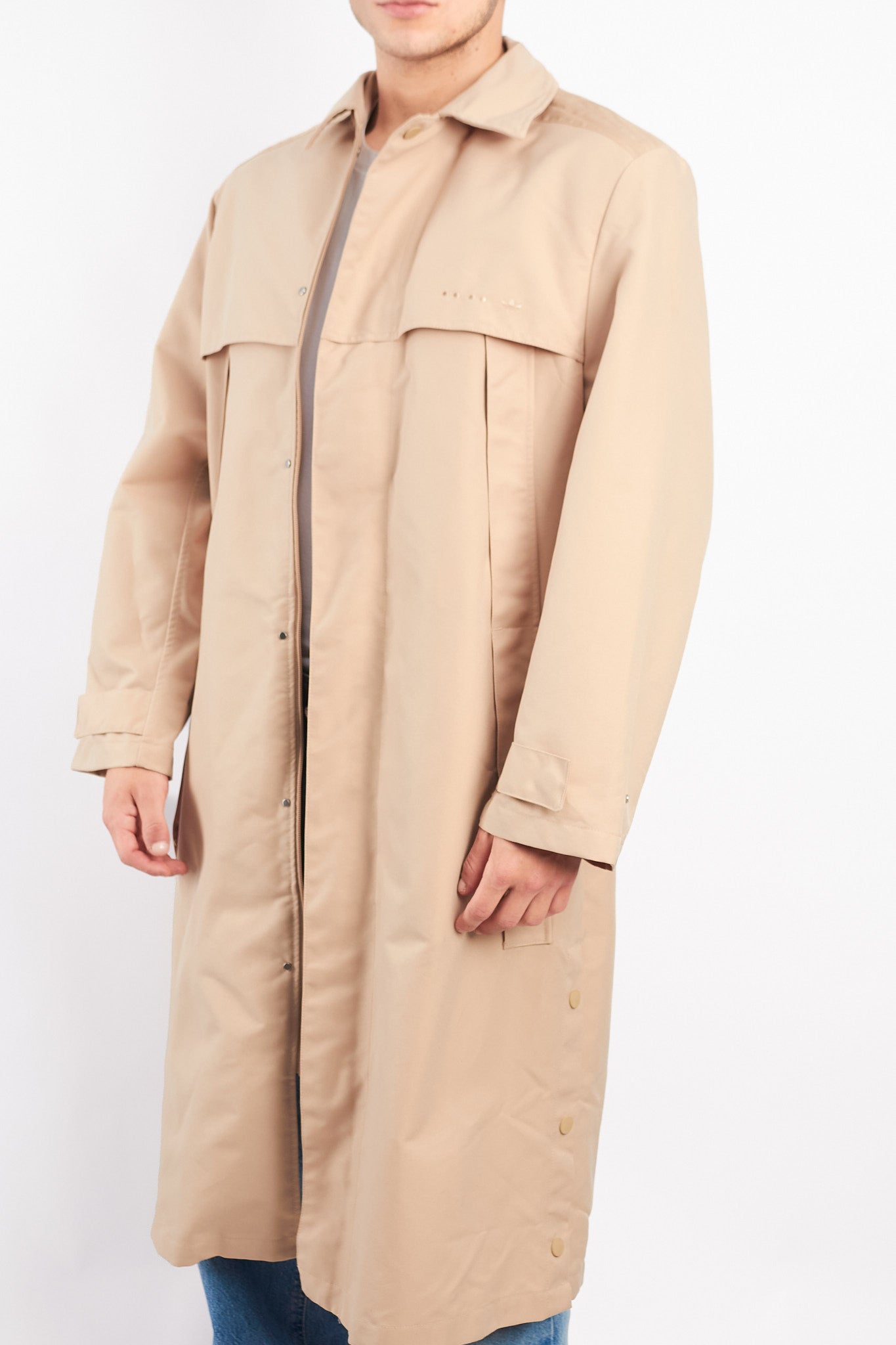 2022 Adidas Beige Trench Coat (S/M)