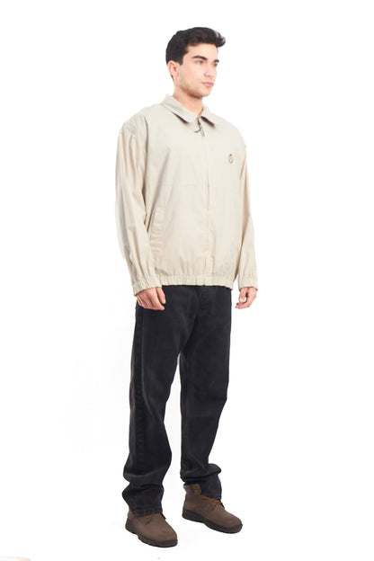 1990 Chaps Ralph Lauren Beige Harrington Jacket (L)