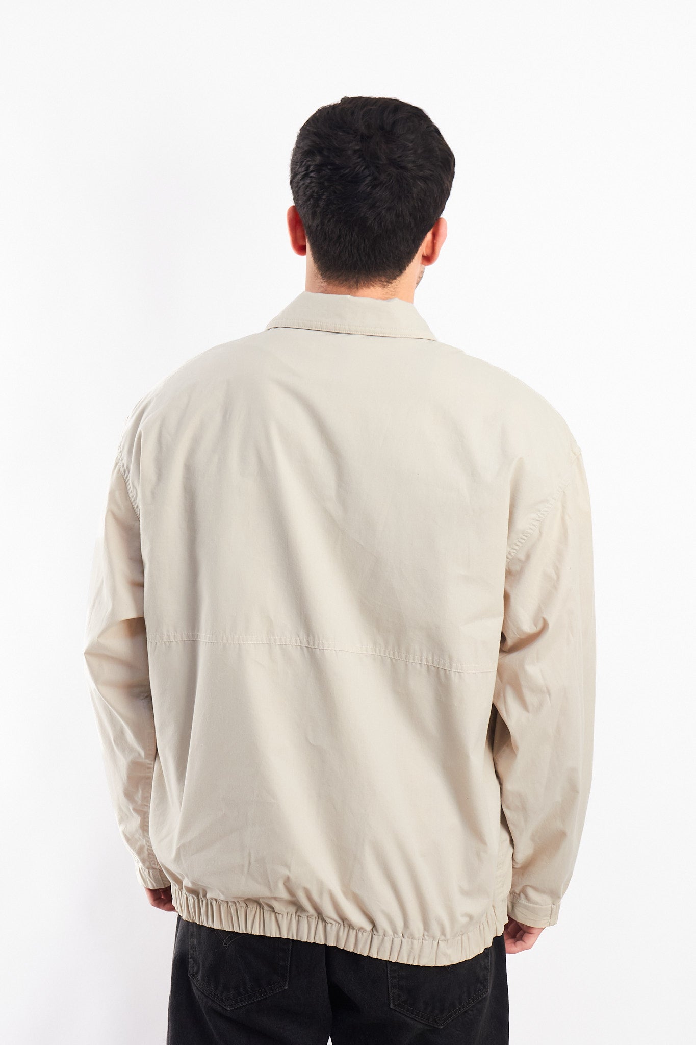 1990 Chaps Ralph Lauren Beige Harrington Jacket (L)