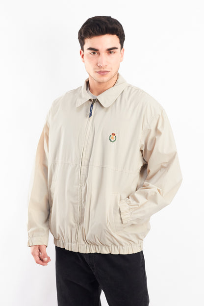 1990 Chaps Ralph Lauren Beige Harrington Jacket (L)