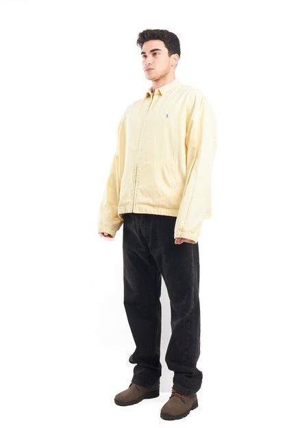 1990 Vintage Polo Ralph Lauren Lemon Harrington (L/XL)