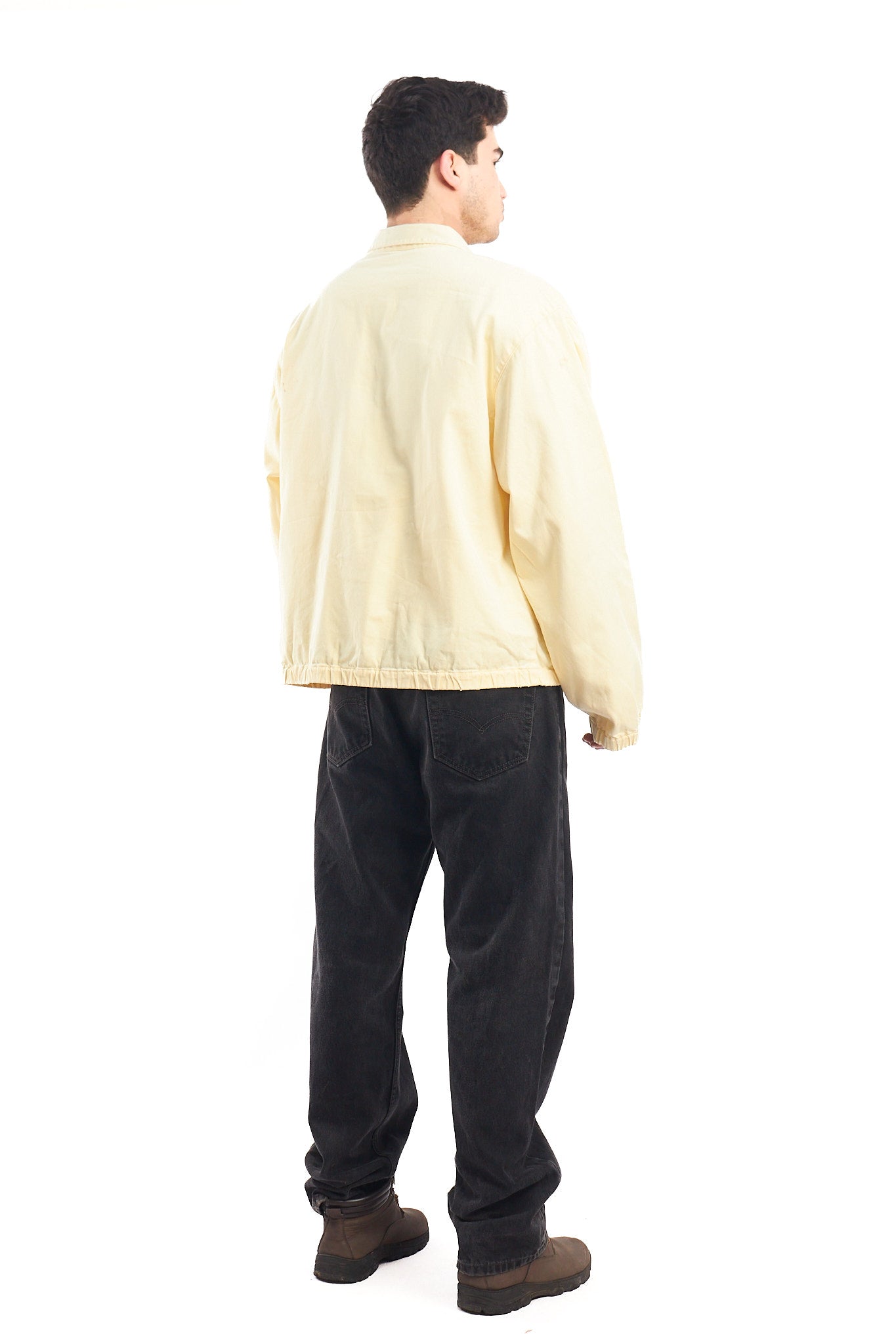 1990 Vintage Polo Ralph Lauren Lemon Harrington (L/XL)