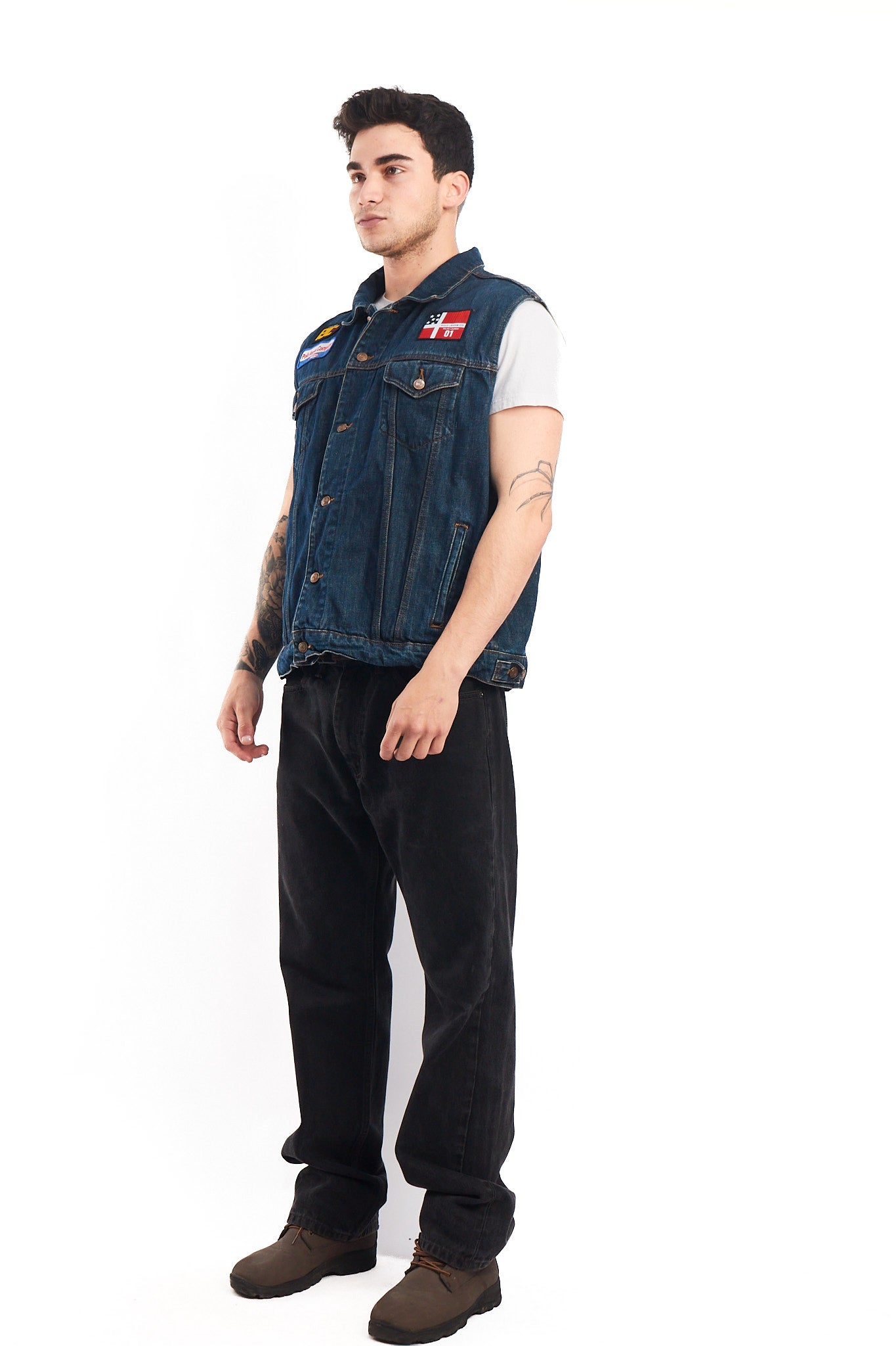 2000 Polo Jeans Company Denim Vest (L/XL)