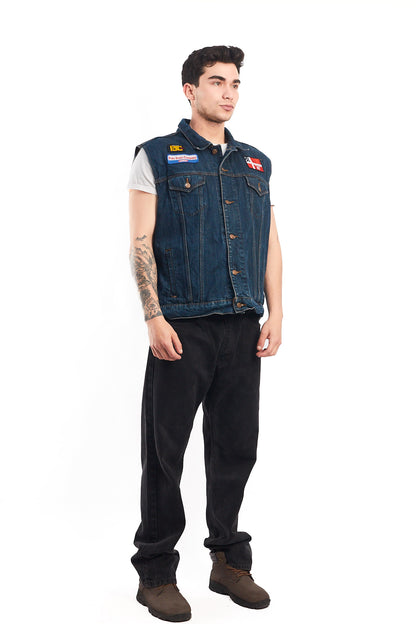 2000 Polo Jeans Company Denim Vest (L/XL)