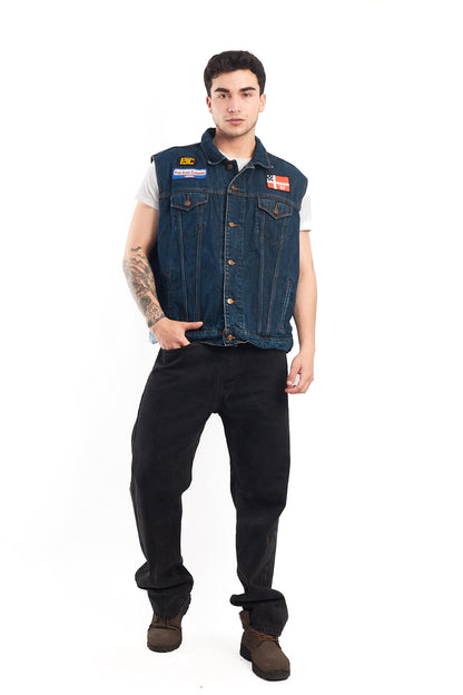 2000 Polo Jeans Company Denim Vest (L/XL)