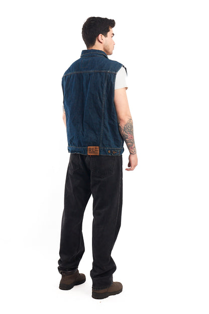 2000 Polo Jeans Company Denim Vest (L/XL)