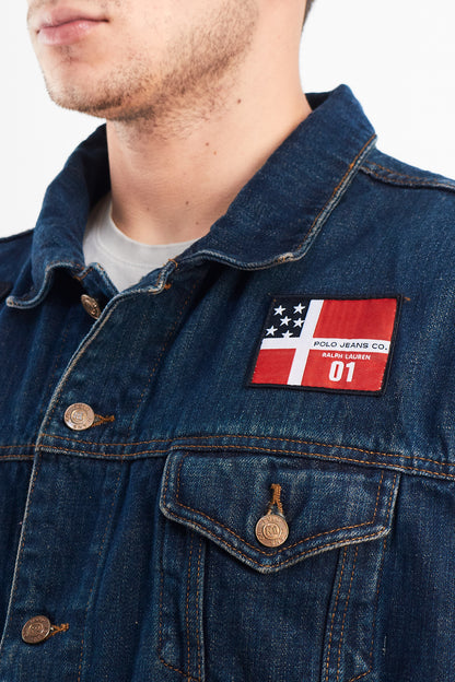 2000 Polo Jeans Company Denim Vest (L/XL)