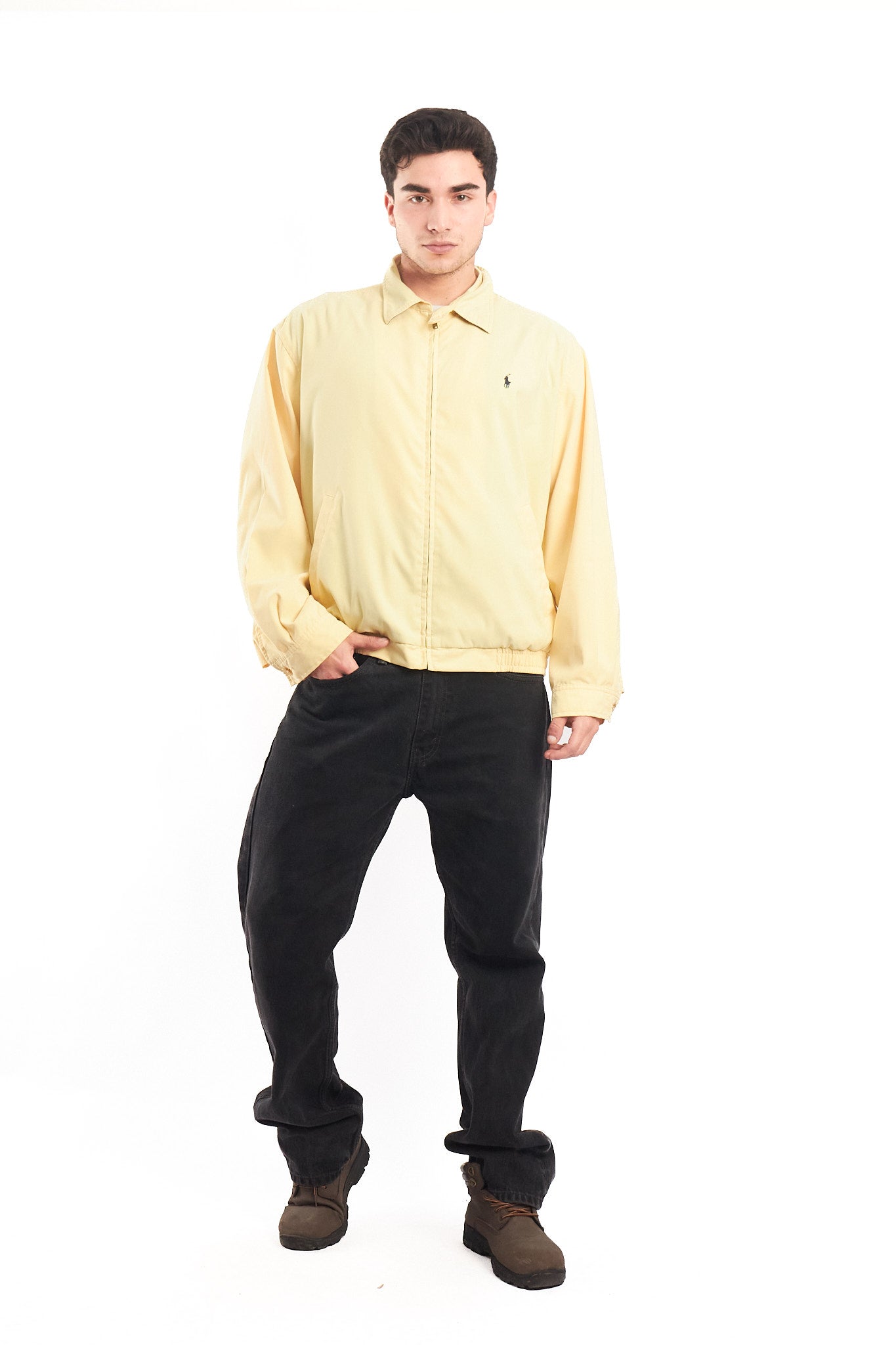 1990 Polo Golf Ralph Lauren Bi-Swing Lemon Harrington Jacket (L)