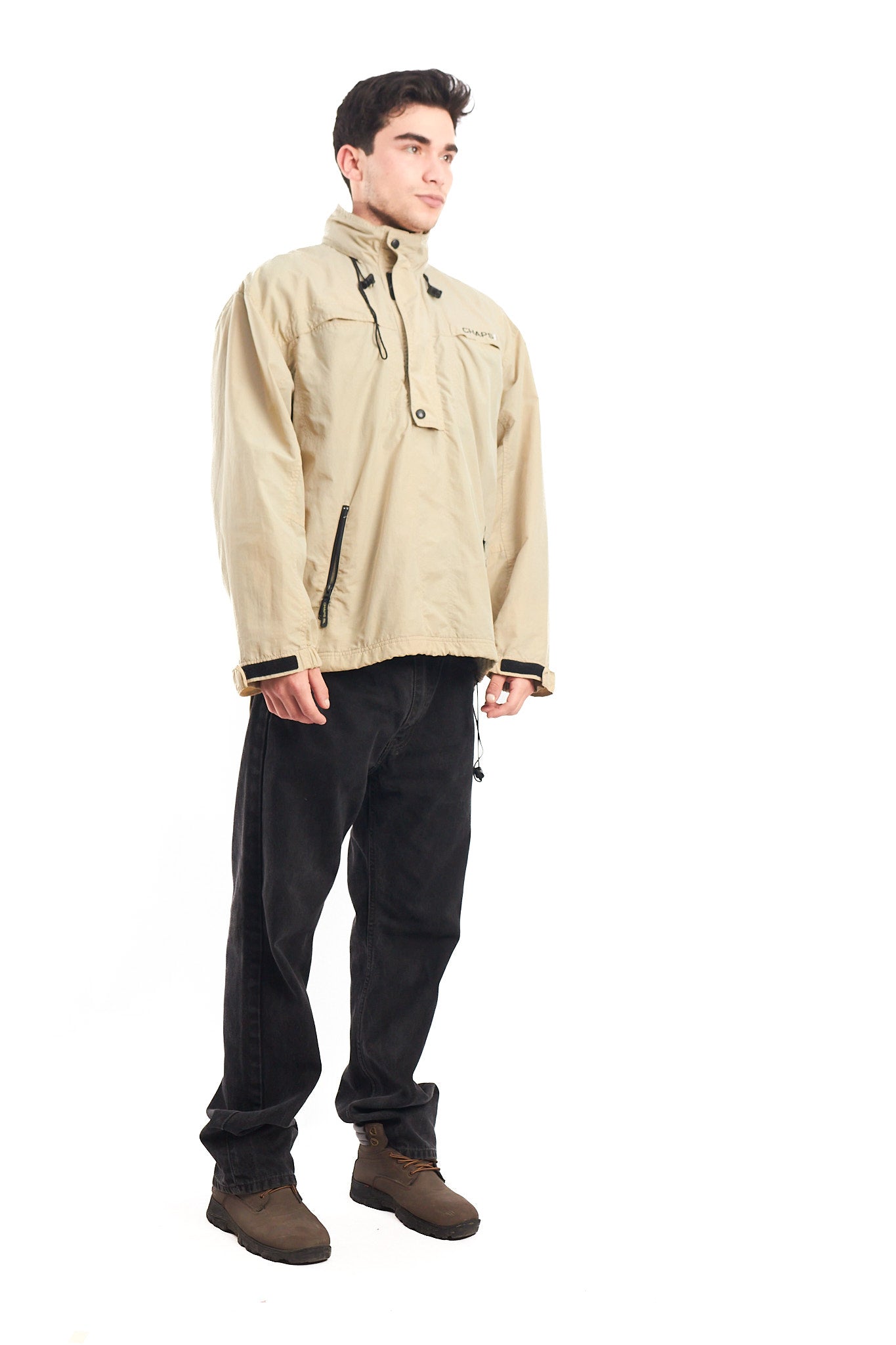 1990 Chaps Ralph Lauren Beige Quarter Zip (M/L)