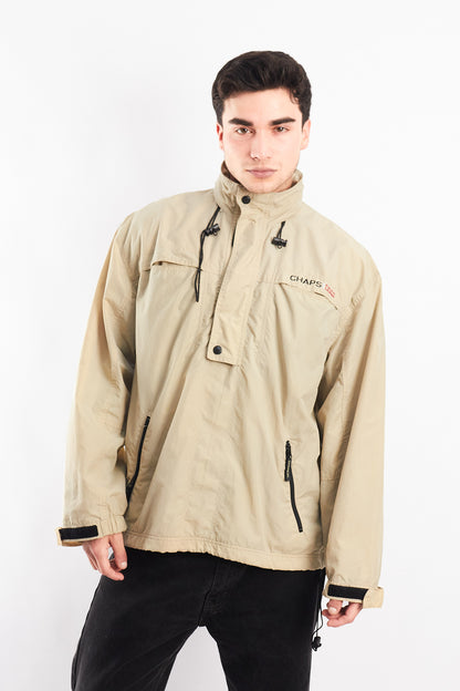 1990 Chaps Ralph Lauren Beige Quarter Zip (M/L)