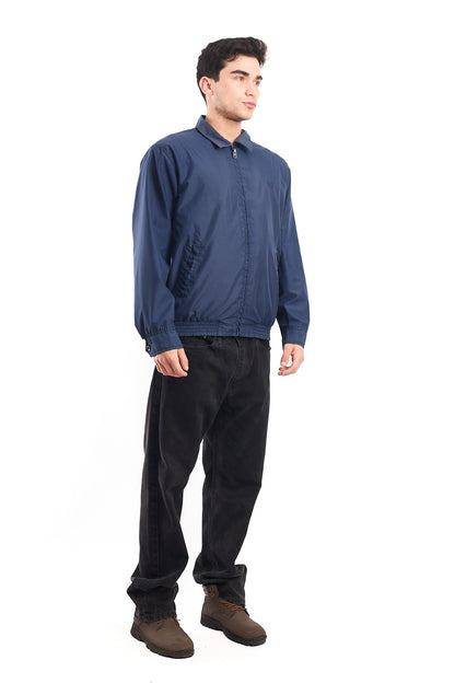 2000 Chaps Navy Harrington Jacket (M)