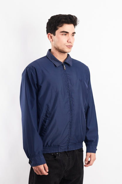 2000 Chaps Navy Harrington Jacket (M)