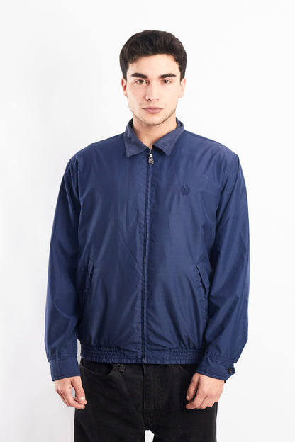2000 Chaps Navy Harrington Jacket (M)