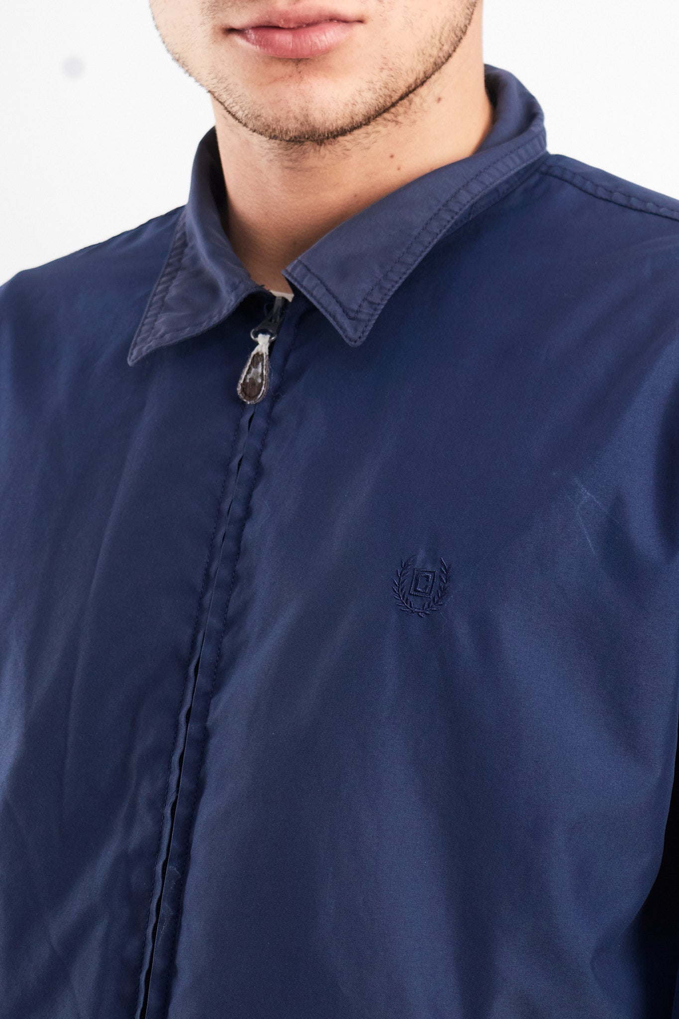 2000 Chaps Navy Harrington Jacket (M)