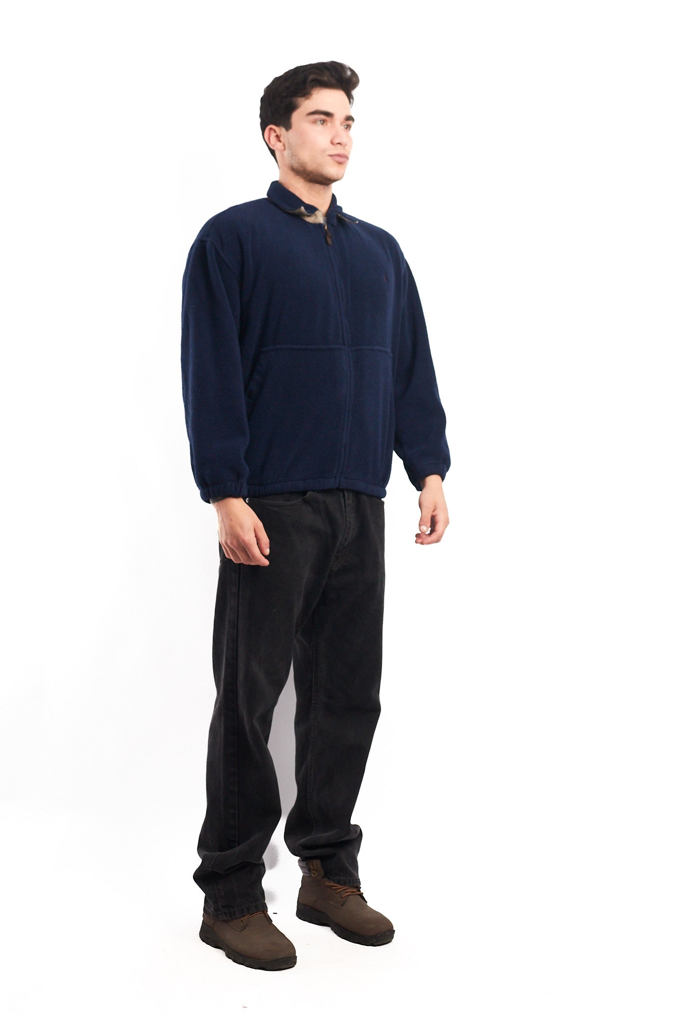 1990 Vintage Polo Ralph Lauren Sherpa Harrington (M/L)