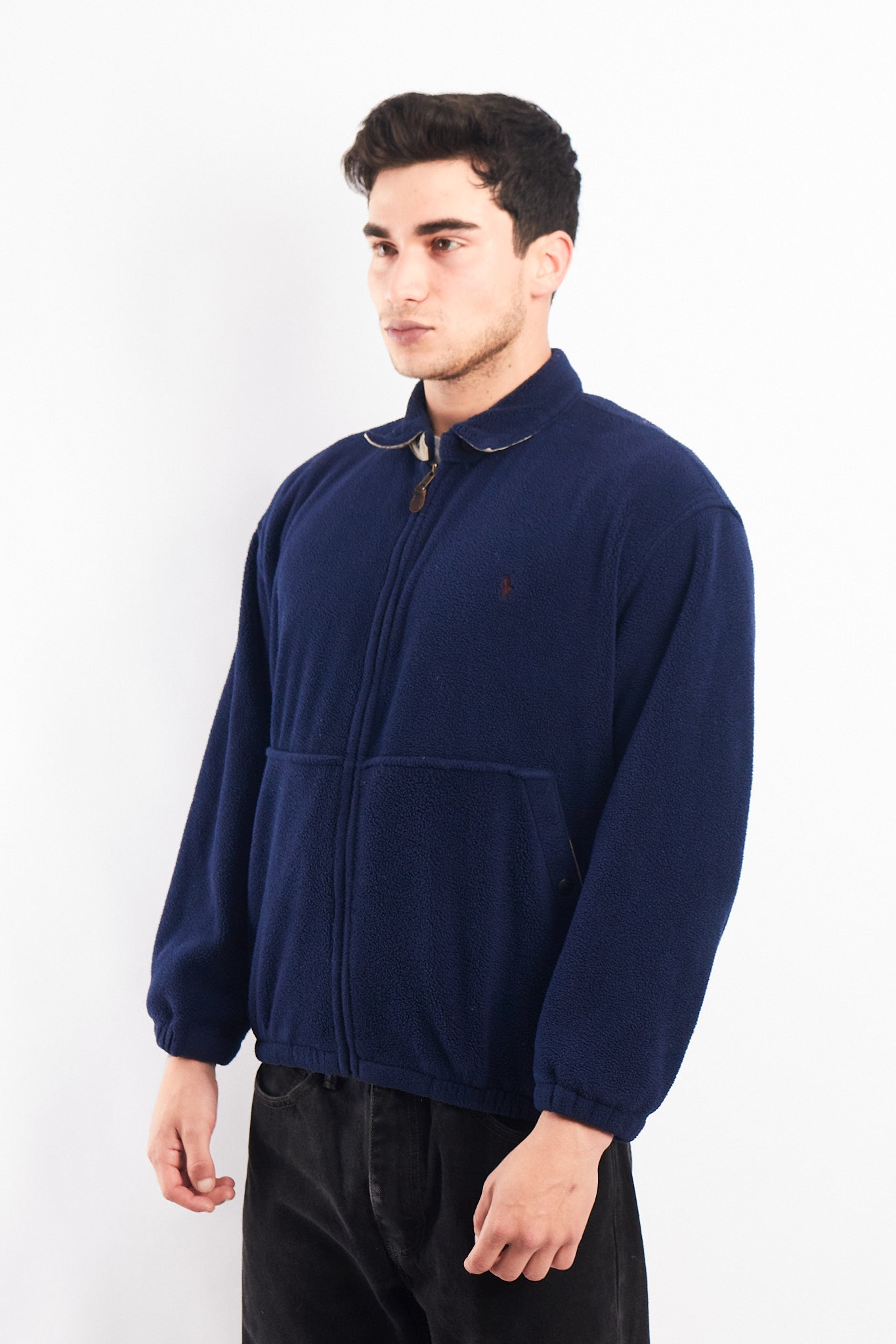 1990 Vintage Polo Ralph Lauren Sherpa Harrington (M/L)