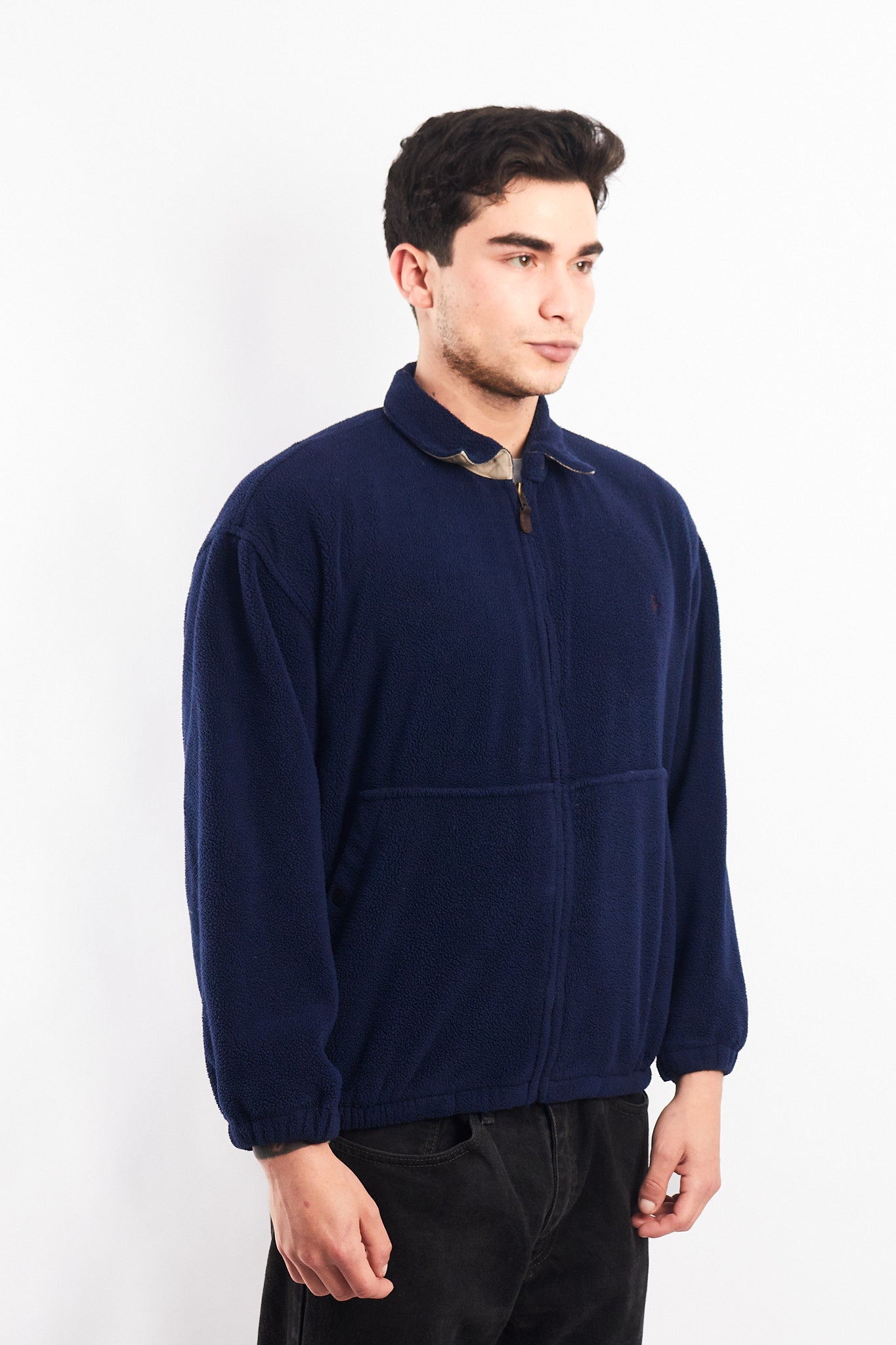 1990 Vintage Polo Ralph Lauren Sherpa Harrington (M/L)