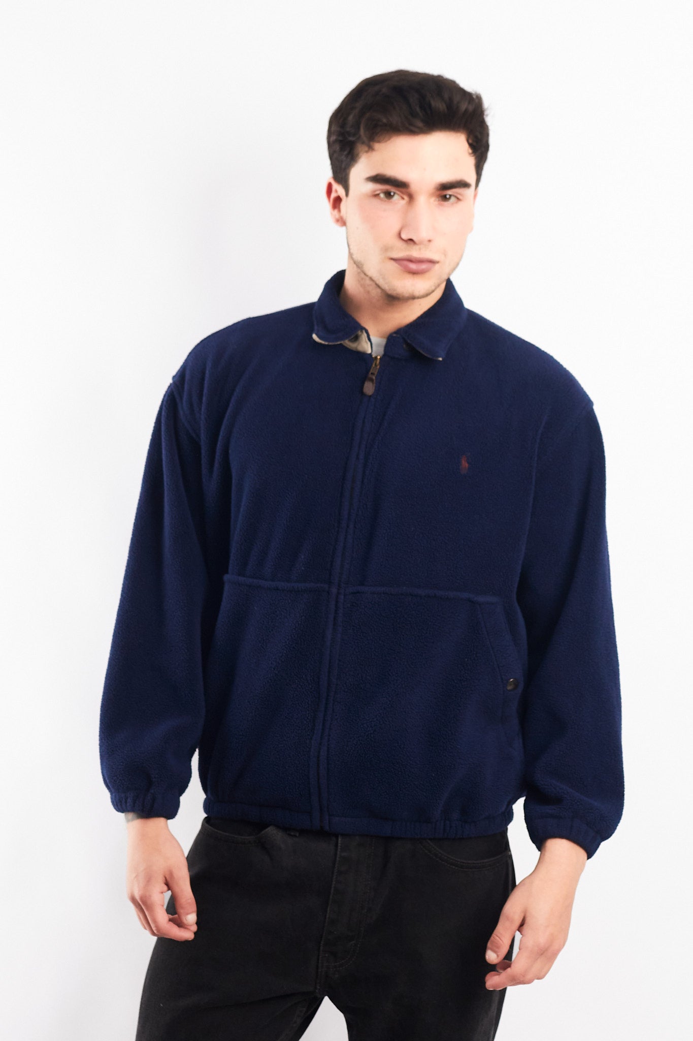 1990 Vintage Polo Ralph Lauren Sherpa Harrington (M/L)