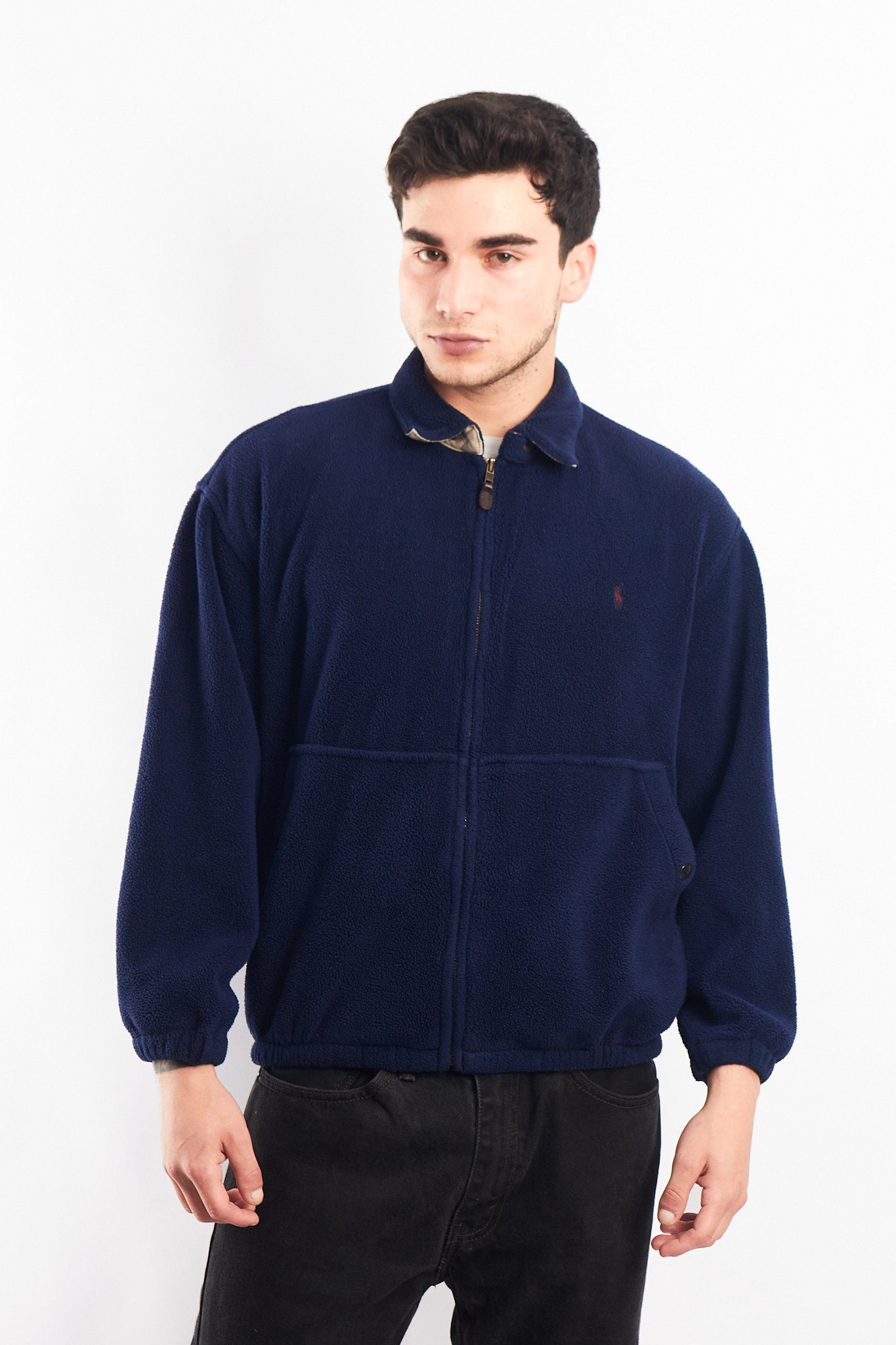 1990 Vintage Polo Ralph Lauren Sherpa Harrington (M/L)