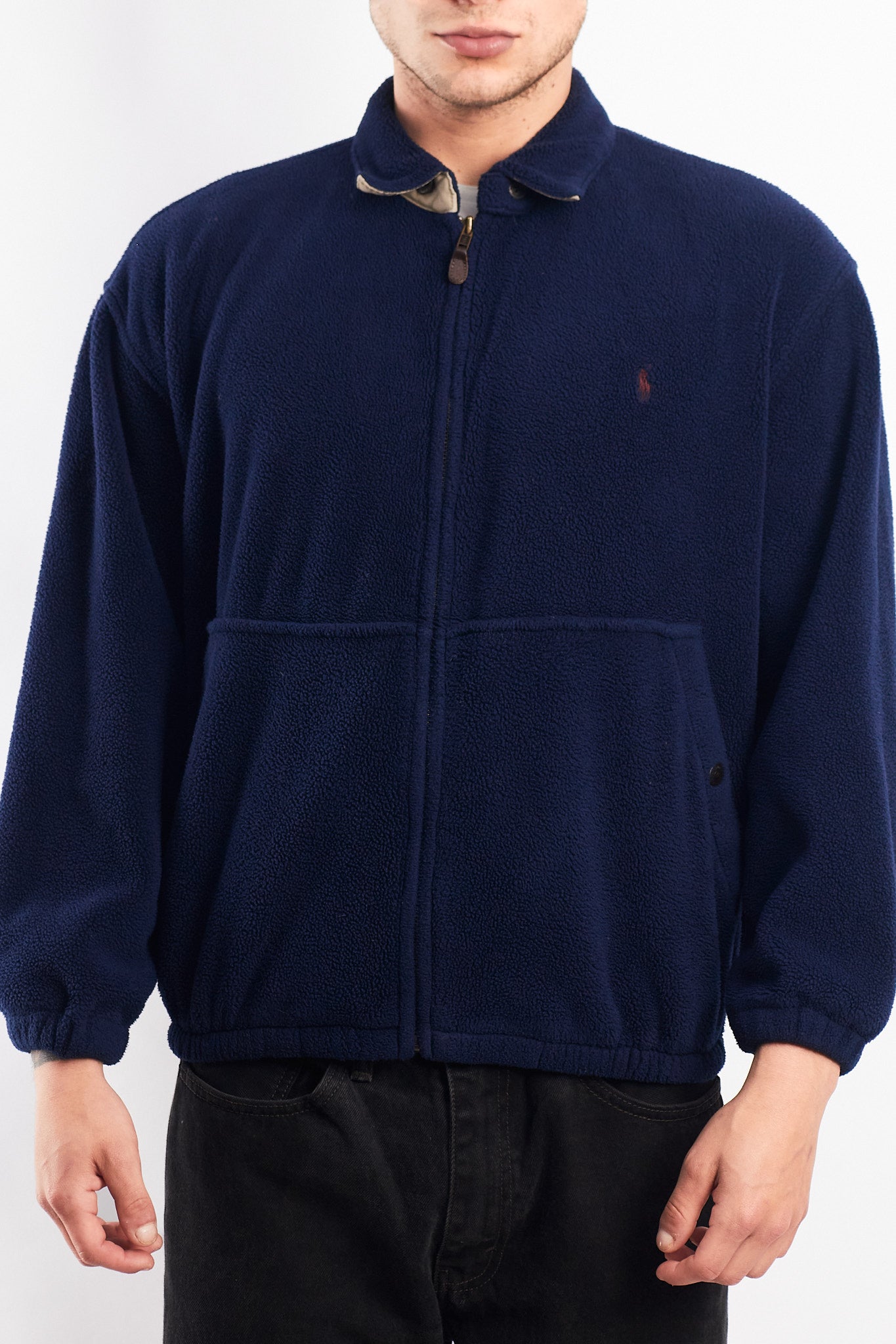 1990 Vintage Polo Ralph Lauren Sherpa Harrington (M/L)