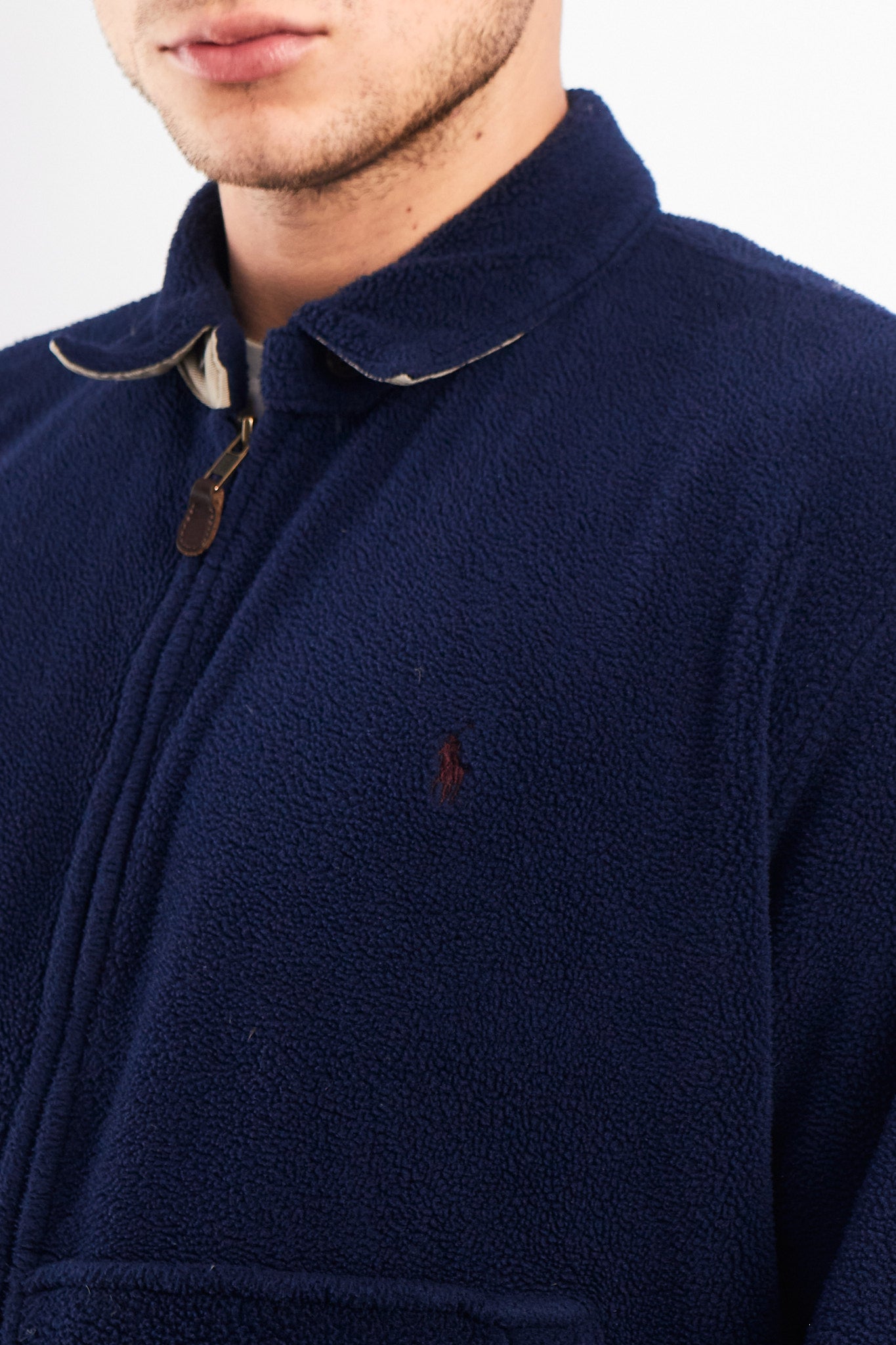 1990 Vintage Polo Ralph Lauren Sherpa Harrington (M/L)