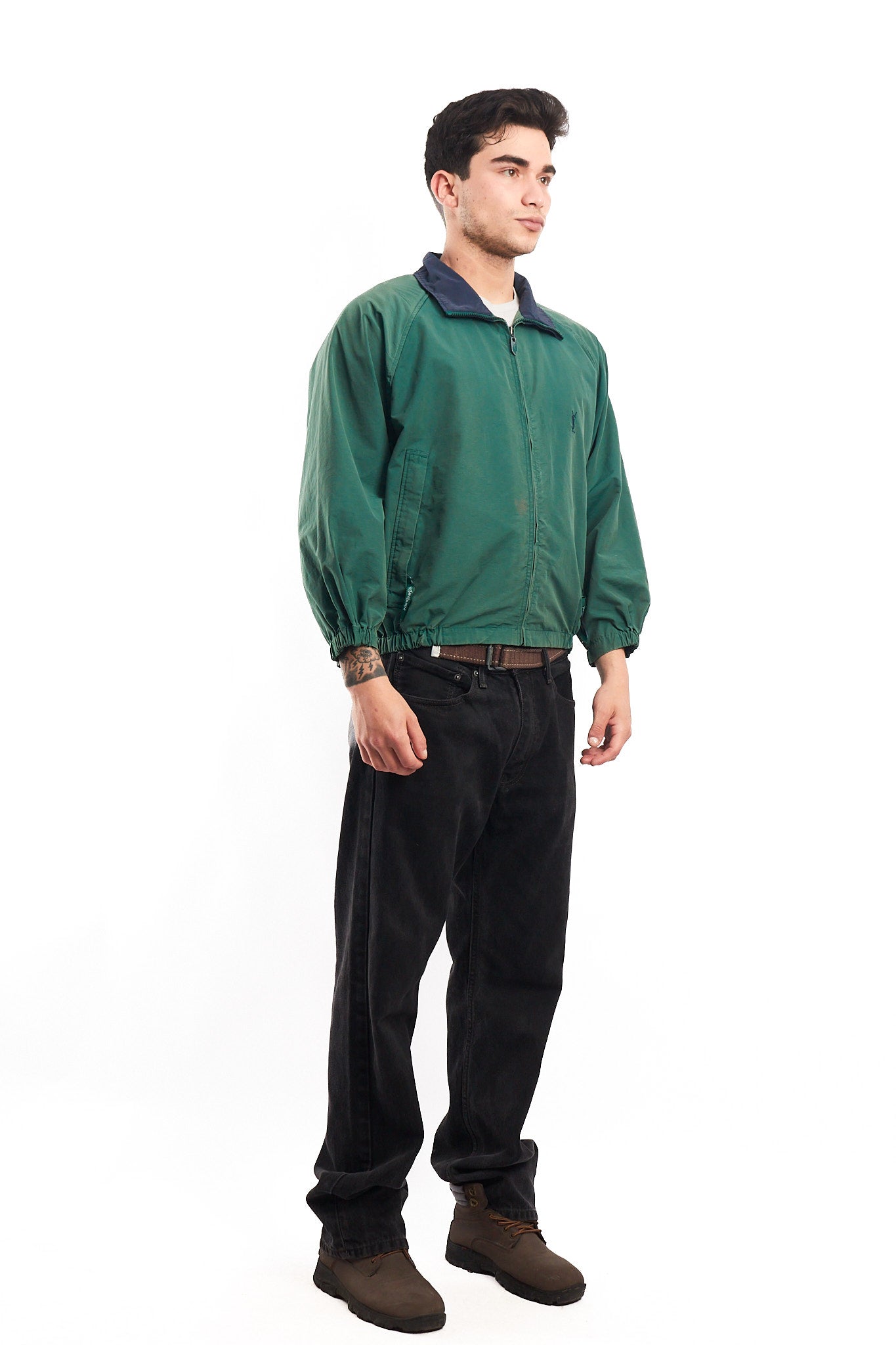 1990 Vintage Yve Saint Laurent Collar Spell Out Jacket (S/M)