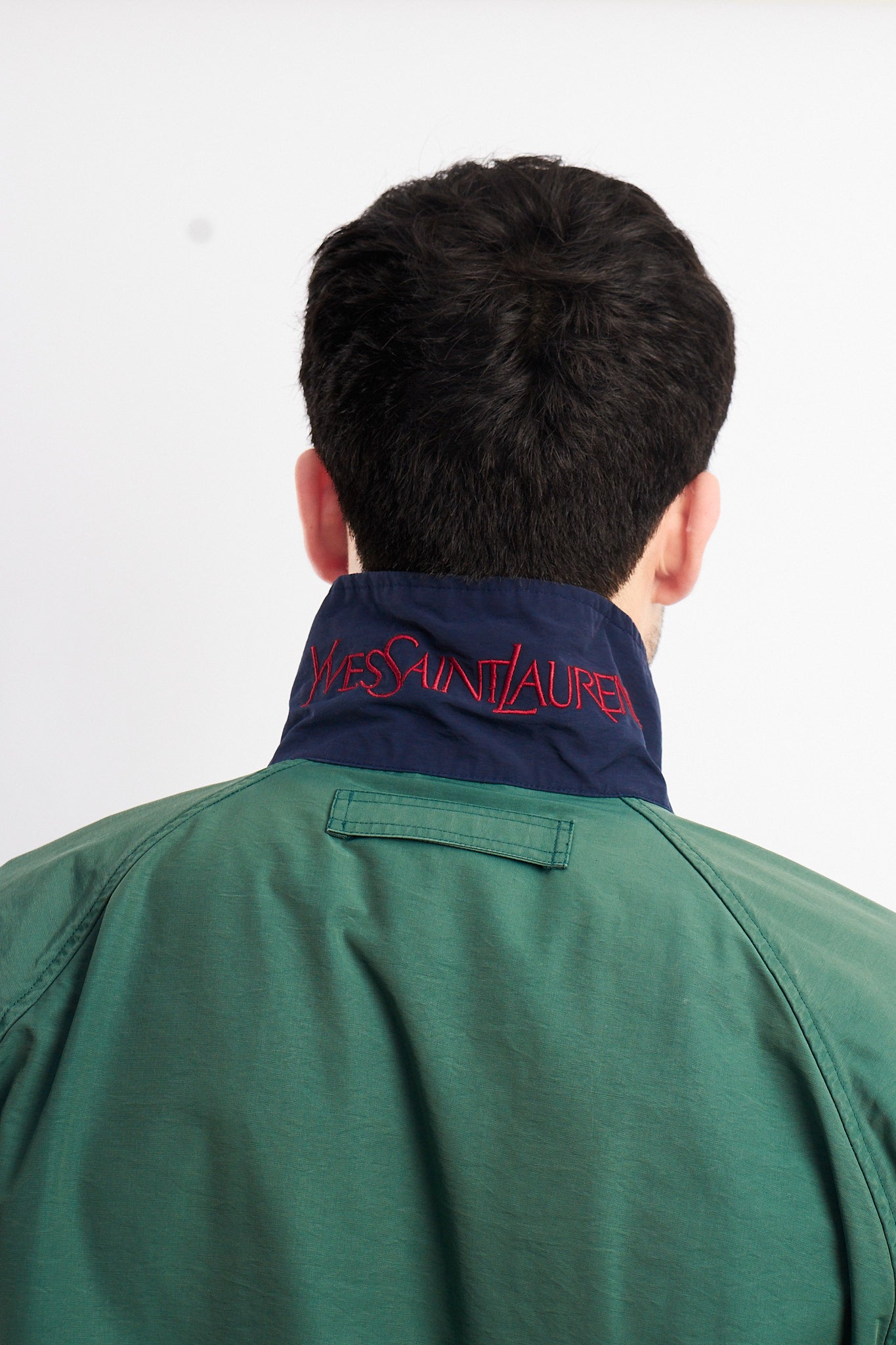 1990 Vintage Yve Saint Laurent Collar Spell Out Jacket (S/M)