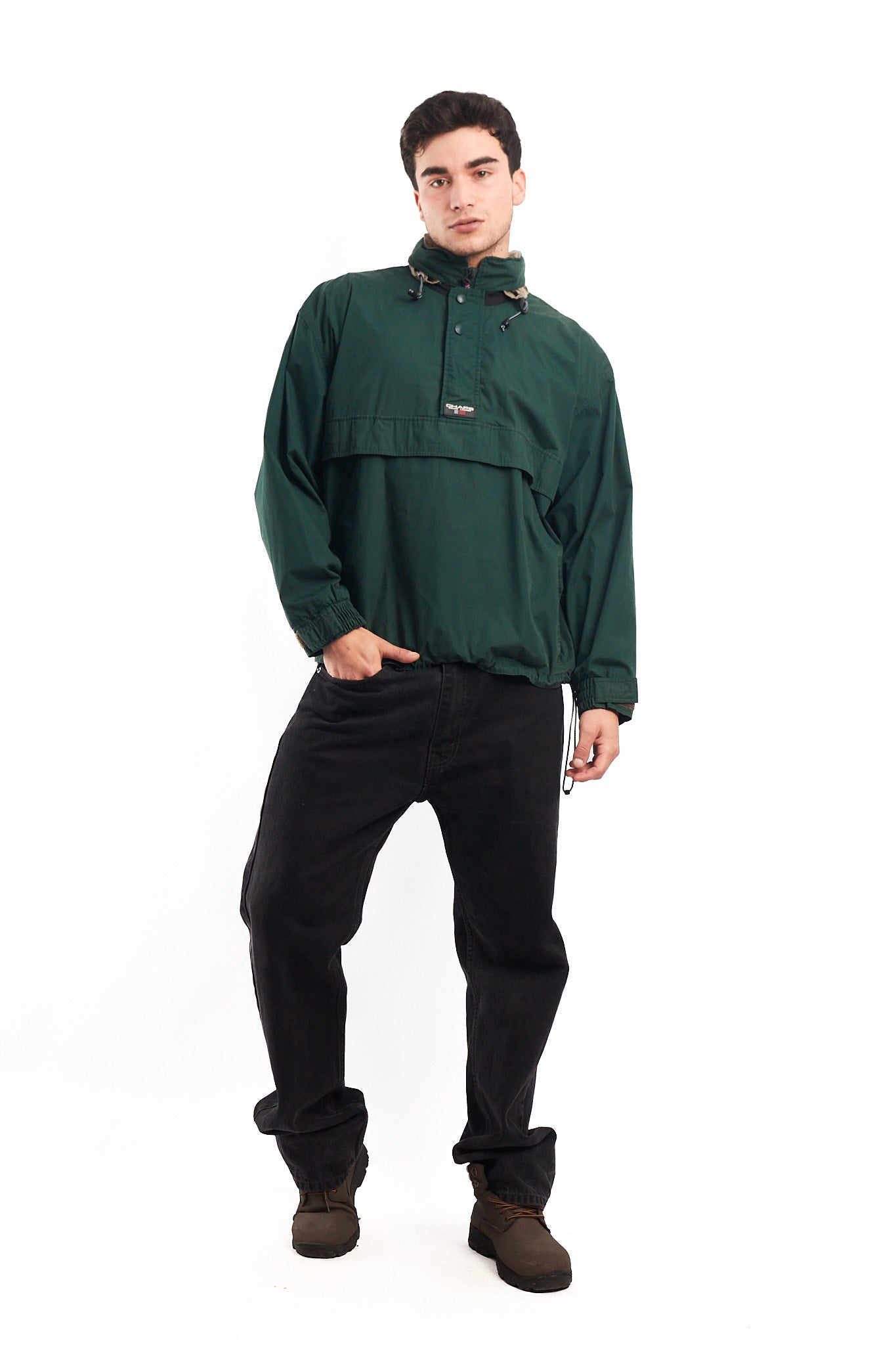 1990 Chaps Ralph Lauren Forest Green Quarter Zip (M/L)