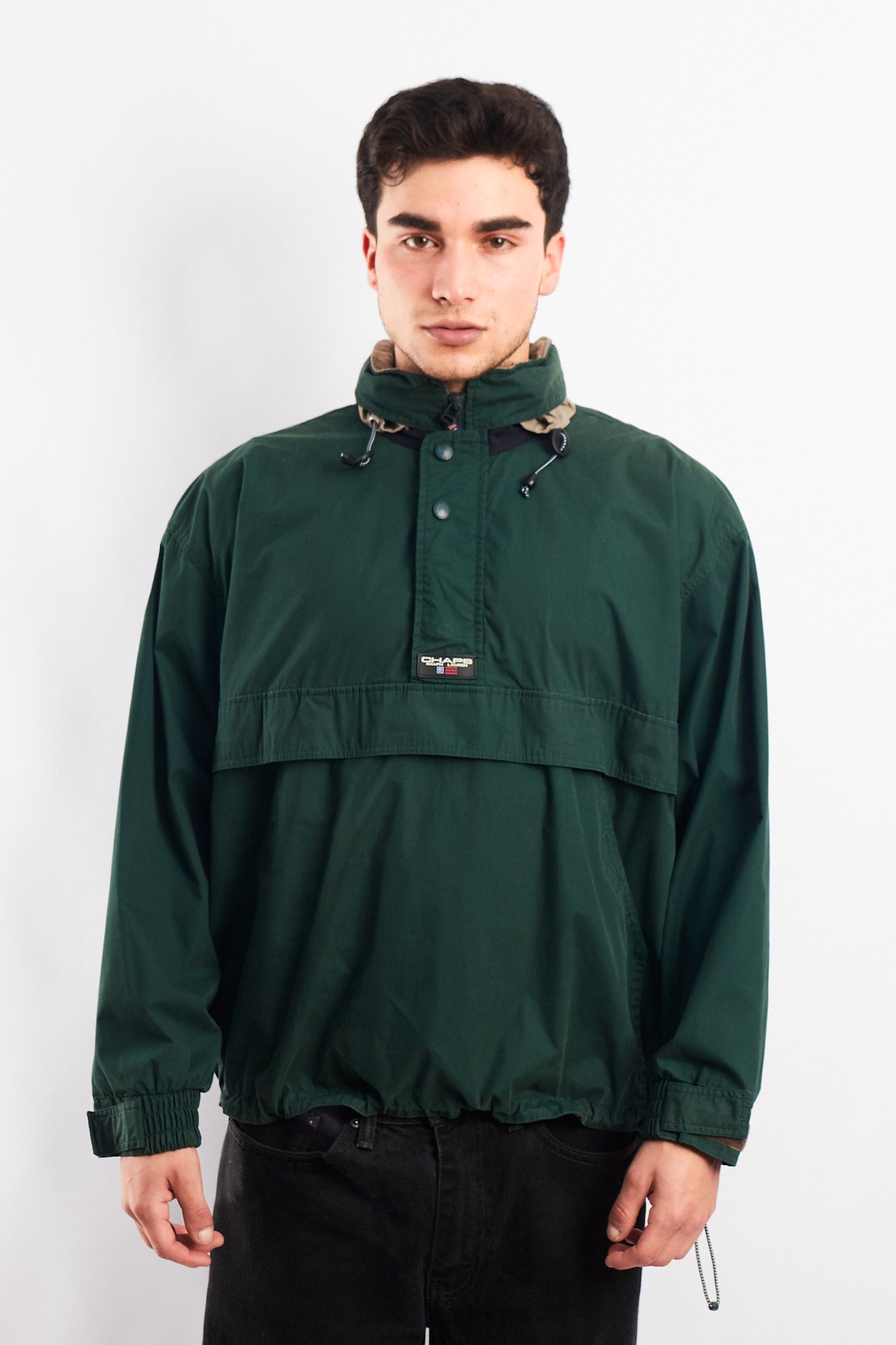 1990 Chaps Ralph Lauren Forest Green Quarter Zip (M/L)