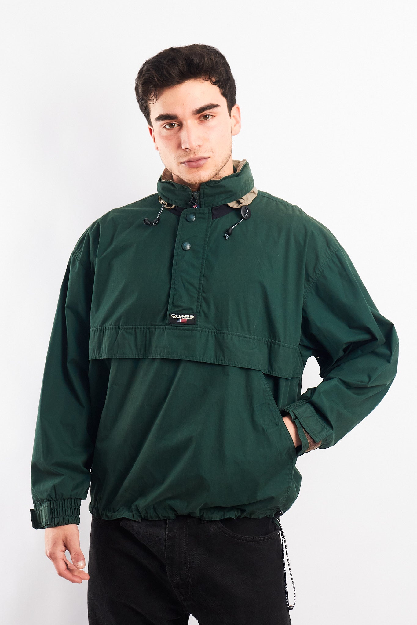 1990 Chaps Ralph Lauren Forest Green Quarter Zip (M/L)