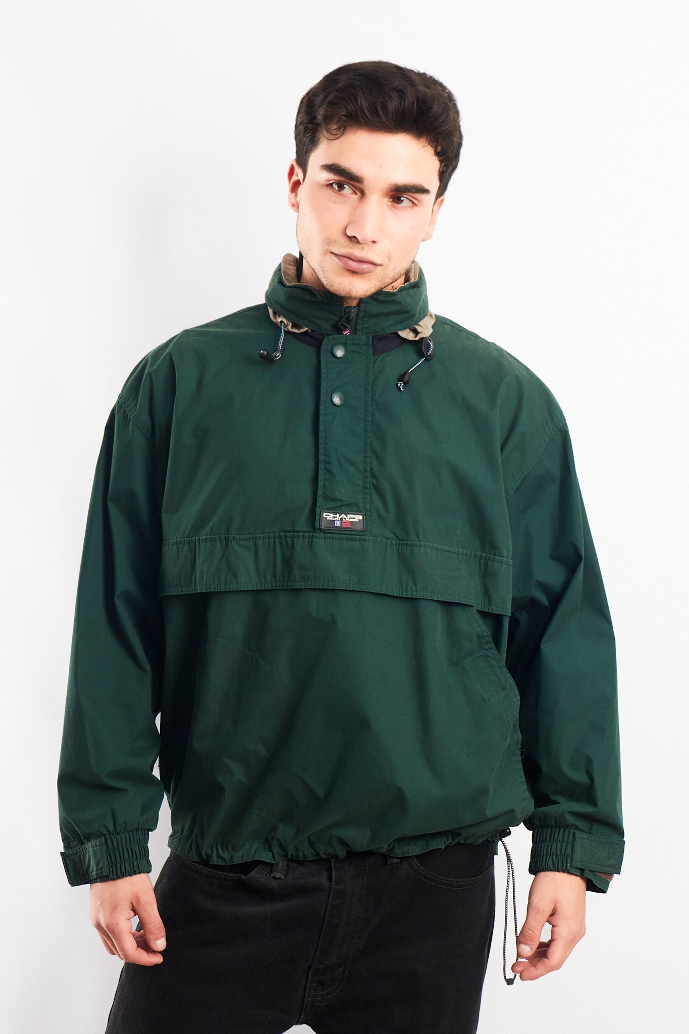 1990 Chaps Ralph Lauren Forest Green Quarter Zip (M/L)