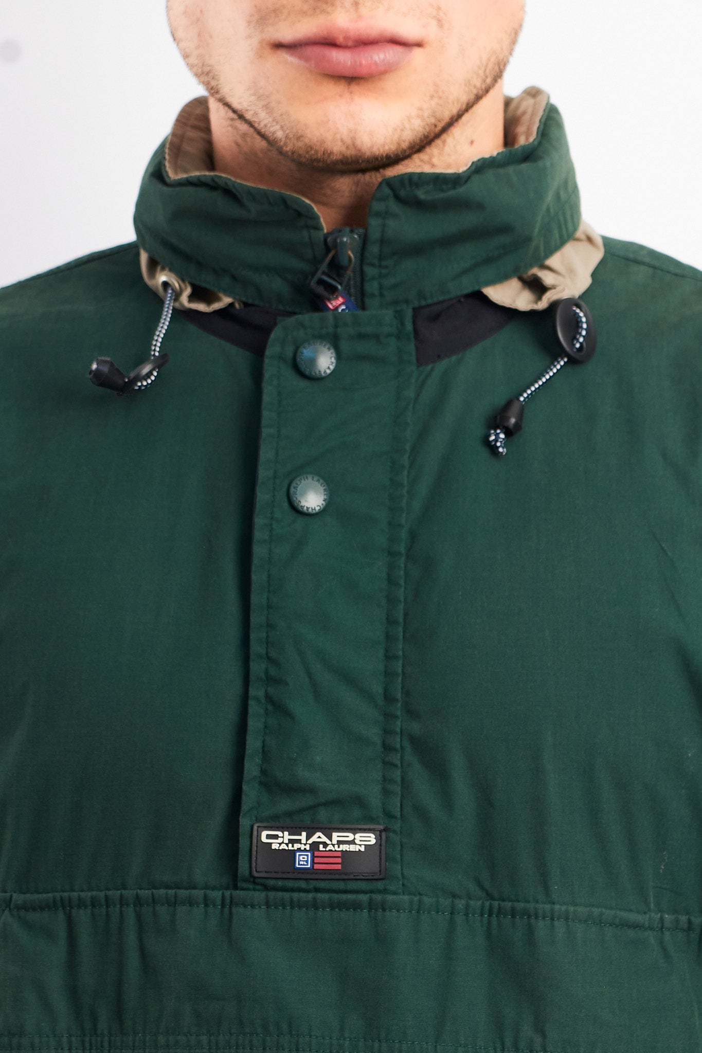 1990 Chaps Ralph Lauren Forest Green Quarter Zip (M/L)