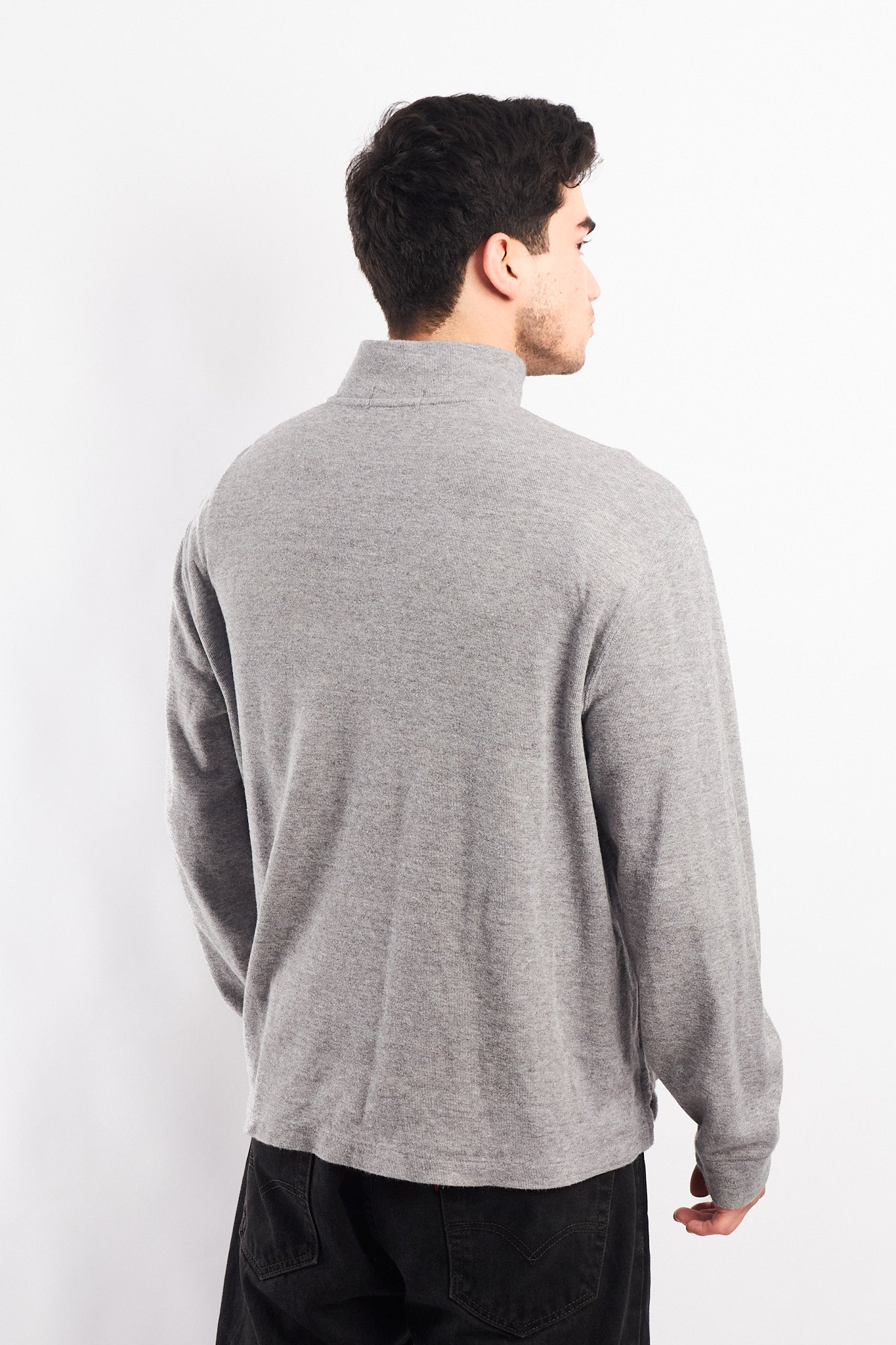 2000 Polo Ralph Lauren Gray Cotton Quarter Zip (L)