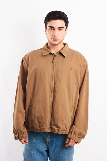 1990 Vintage Polo Ralph Lauren Camel Harrington (XL)