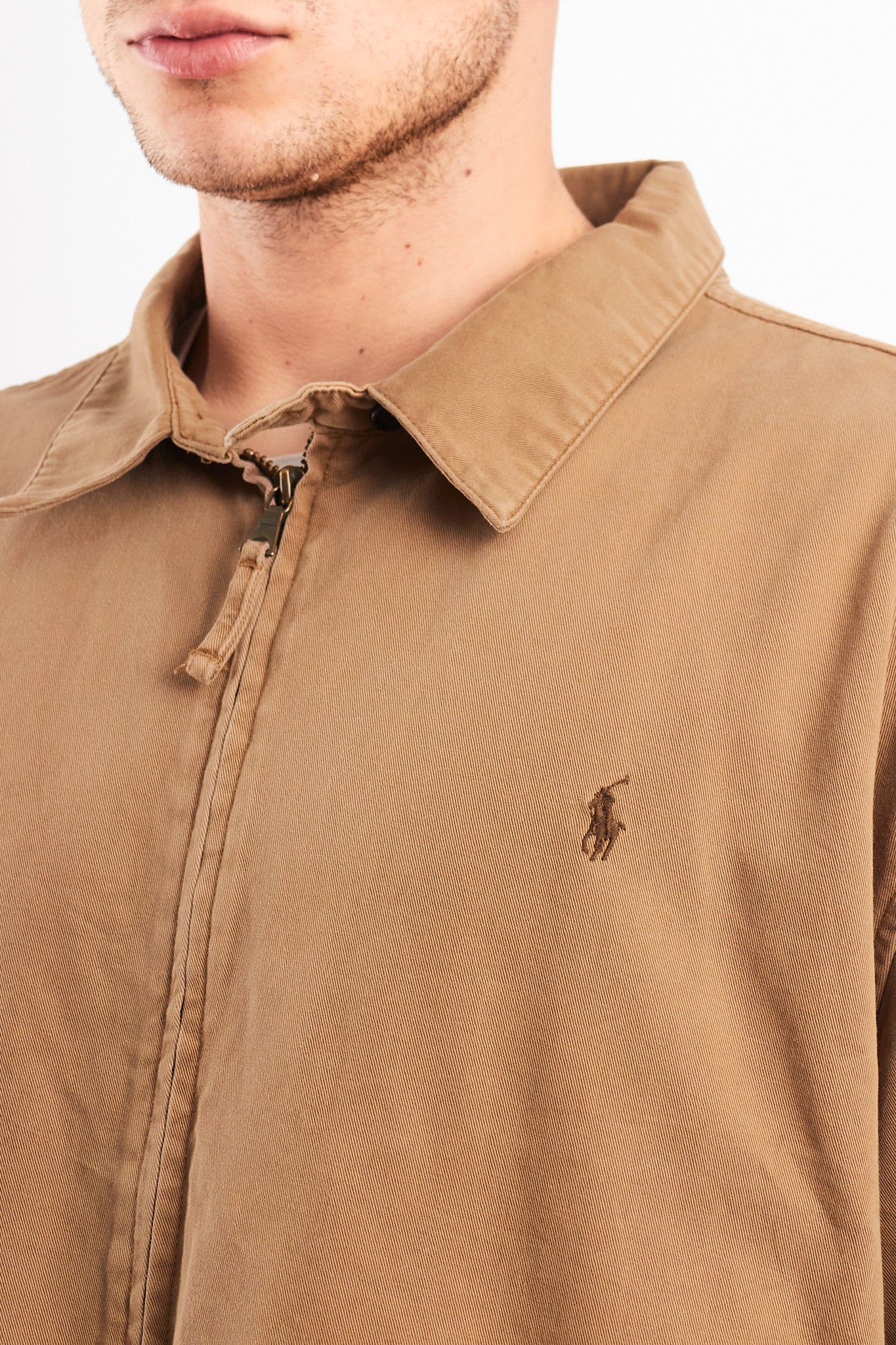 1990 Vintage Polo Ralph Lauren Camel Harrington (XL)