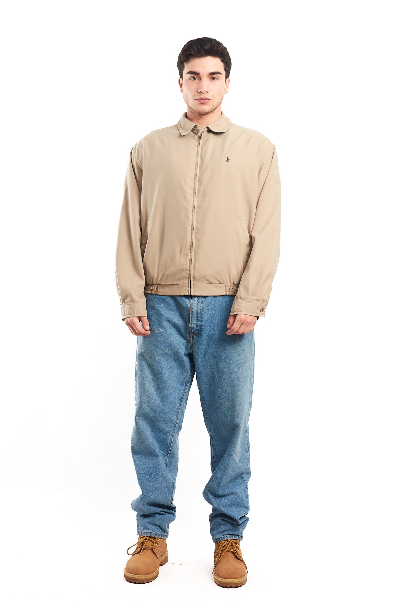 2000 Polo Ralph Lauren Khaki Bi-Swing Harrington Jacket (M/L)