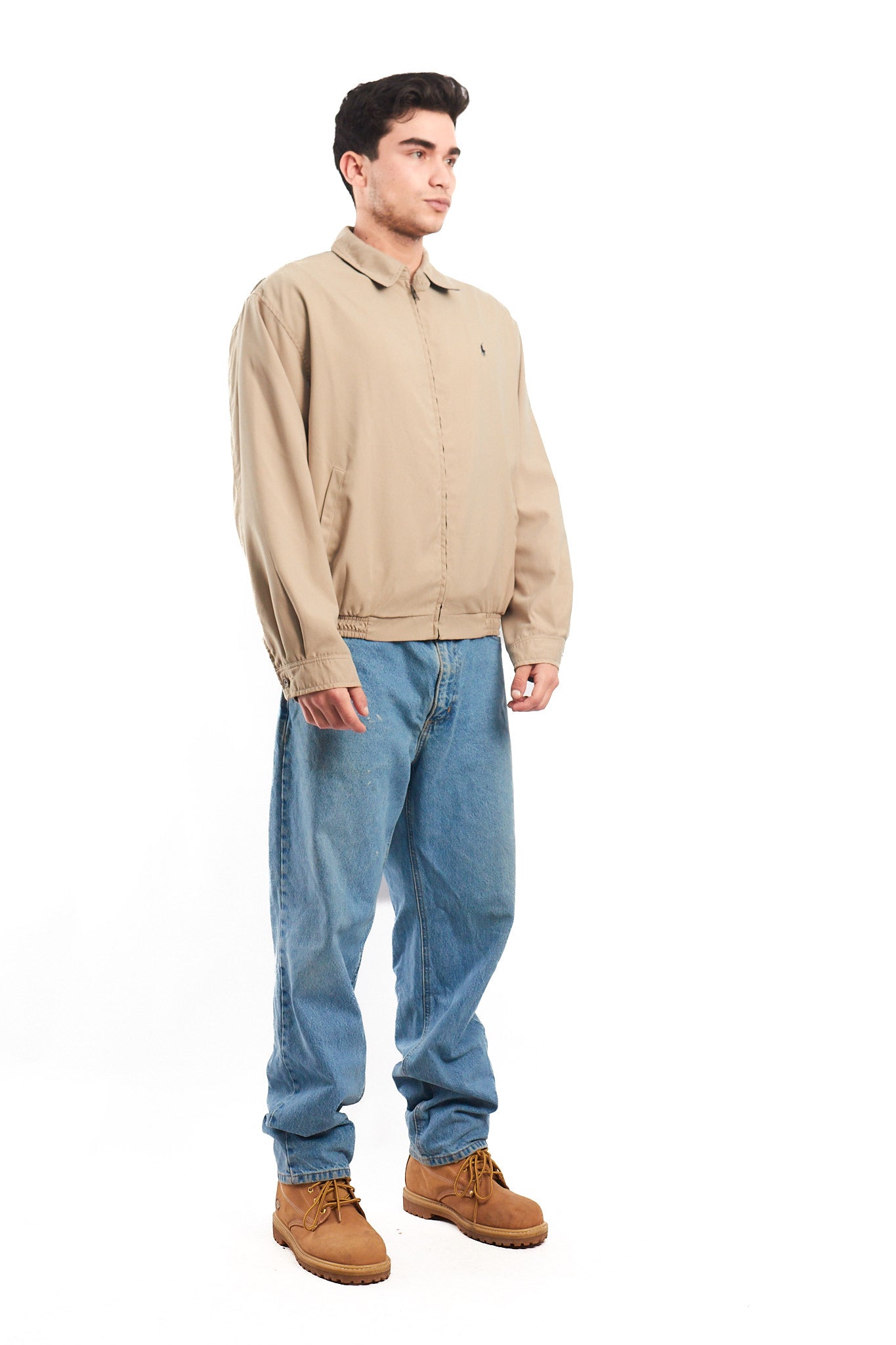 2000 Polo Ralph Lauren Khaki Bi-Swing Harrington Jacket (M/L)