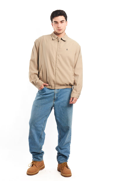 2000 Polo Ralph Lauren Khaki Bi-Swing Harrington Jacket (M/L)
