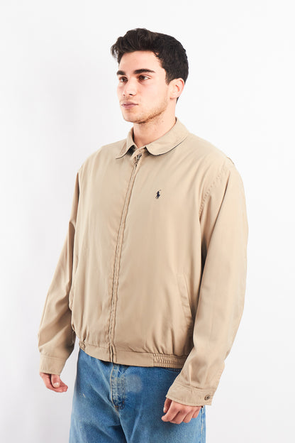 2000 Polo Ralph Lauren Khaki Bi-Swing Harrington Jacket (M/L)