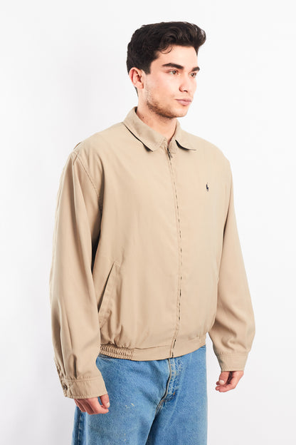 2000 Polo Ralph Lauren Khaki Bi-Swing Harrington Jacket (M/L)