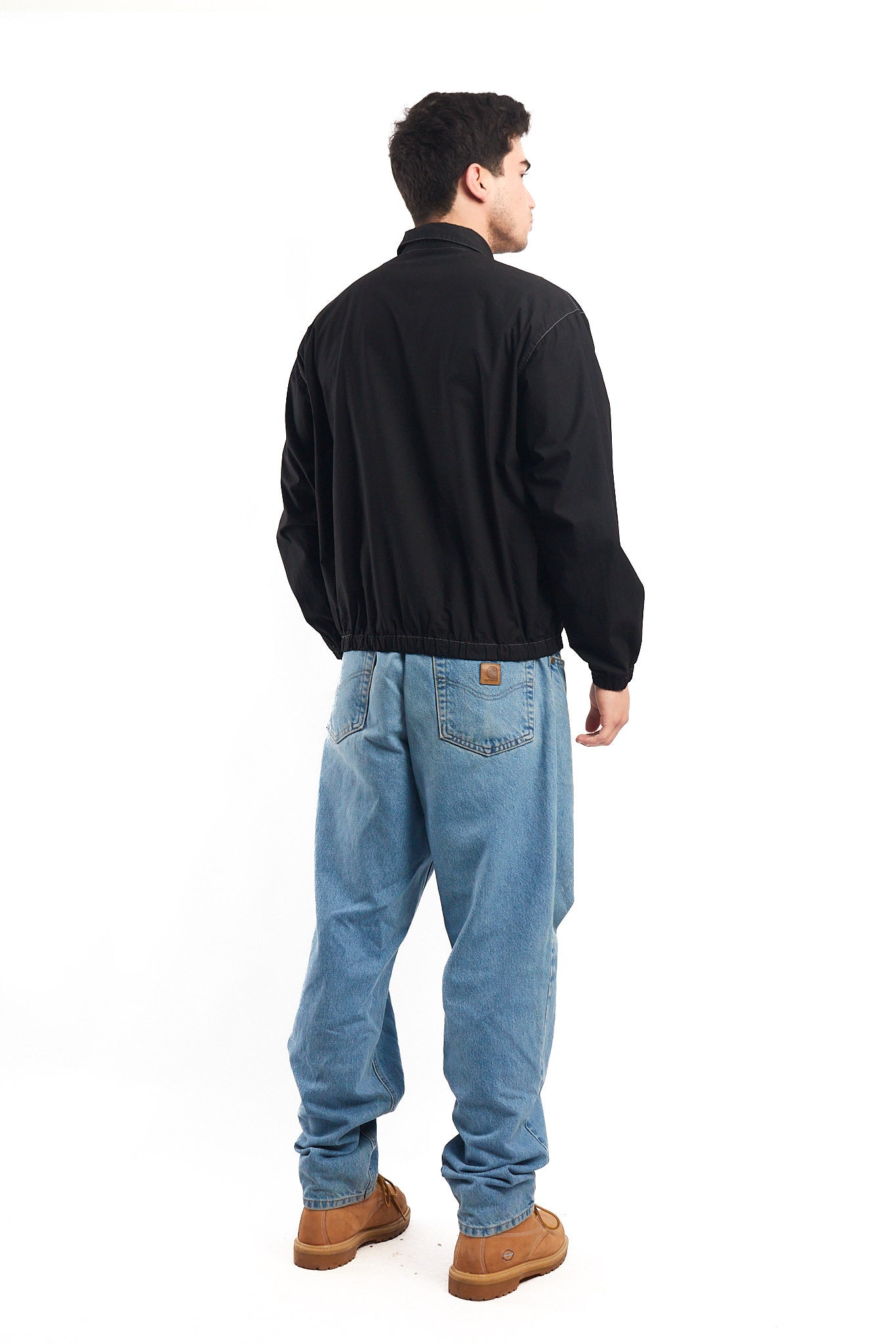 1990 Vintage Polo Sports Ralph Lauren Black Harrington (S/M)